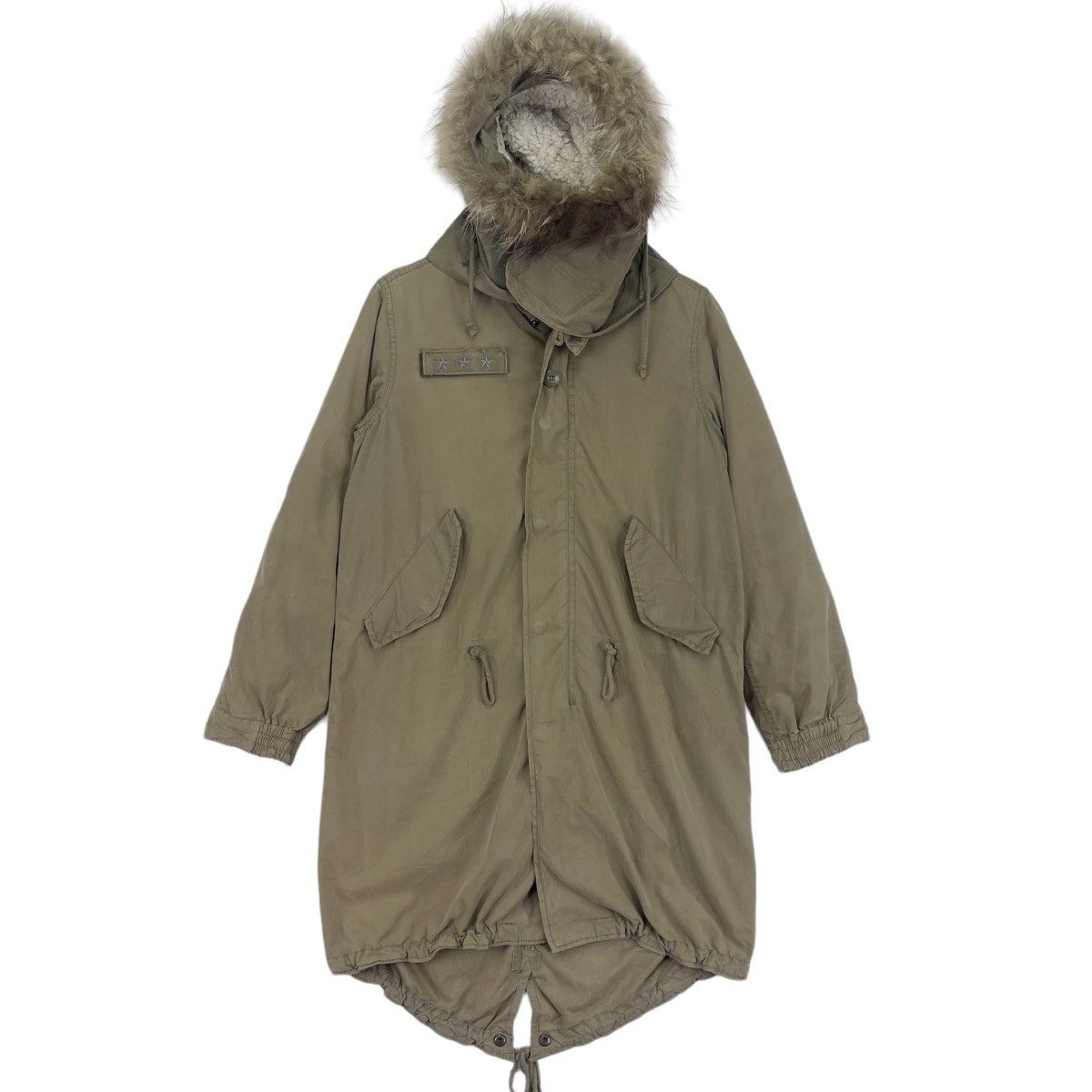 Avirex × Parka London Avirex Fishtail Fur Hoodie Parka Jacket Size US M / EU 48-50 / 2 - 1 Thumbnail
