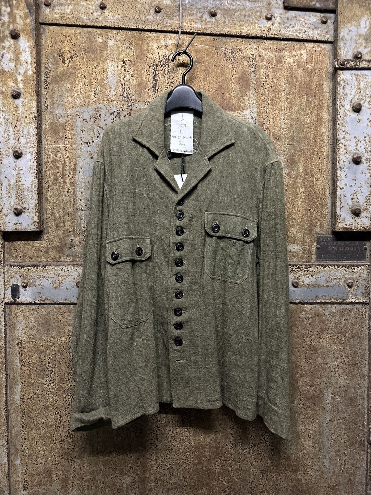 John Alexander Skelton John Alexander Skelton Odd pocket Shirt CXIV |  Grailed