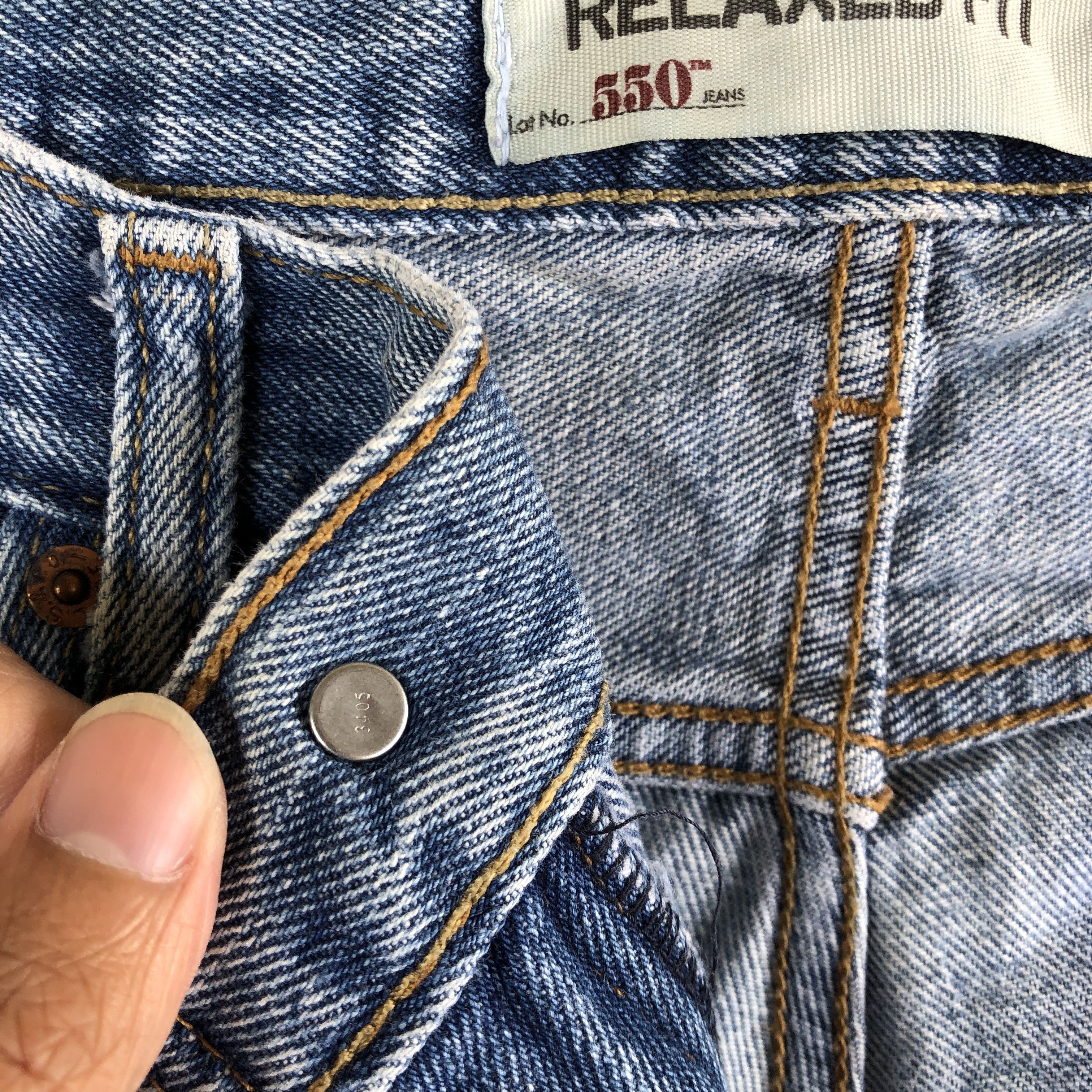 Levi's Vintage Y2K Levis 550 Jeans Levi's Baggy Levis Painter Denim Size US 32 / EU 48 - 7 Thumbnail