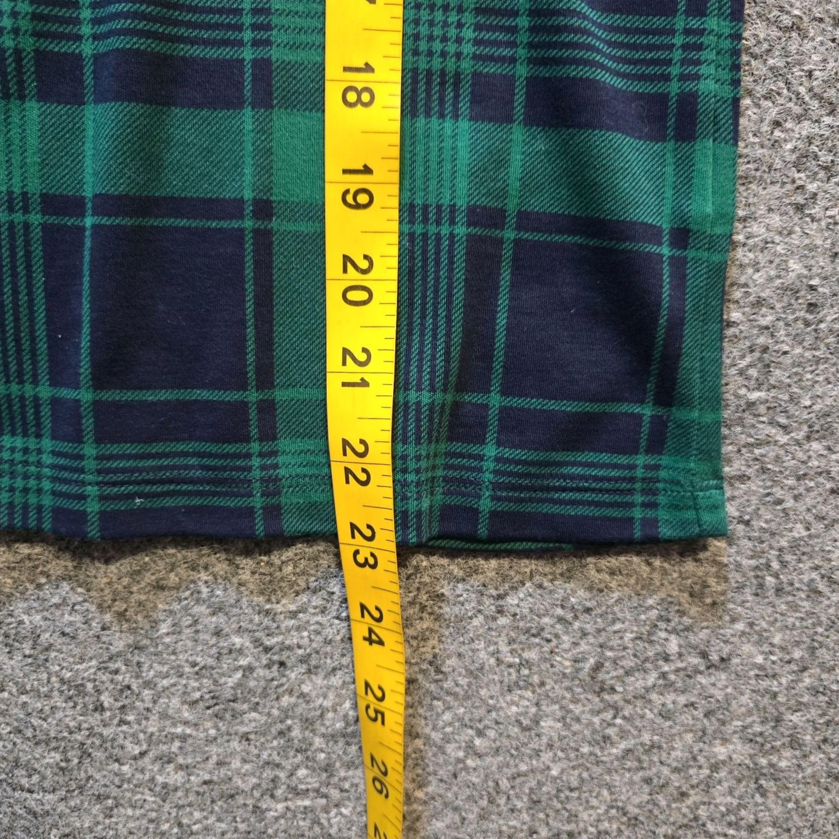 Vintage LL Bean Top Womens Large Petite Green Plaid Tartan Blackwatch Turtleneck Casual Size L / US 10 / IT 46 - 6 Thumbnail