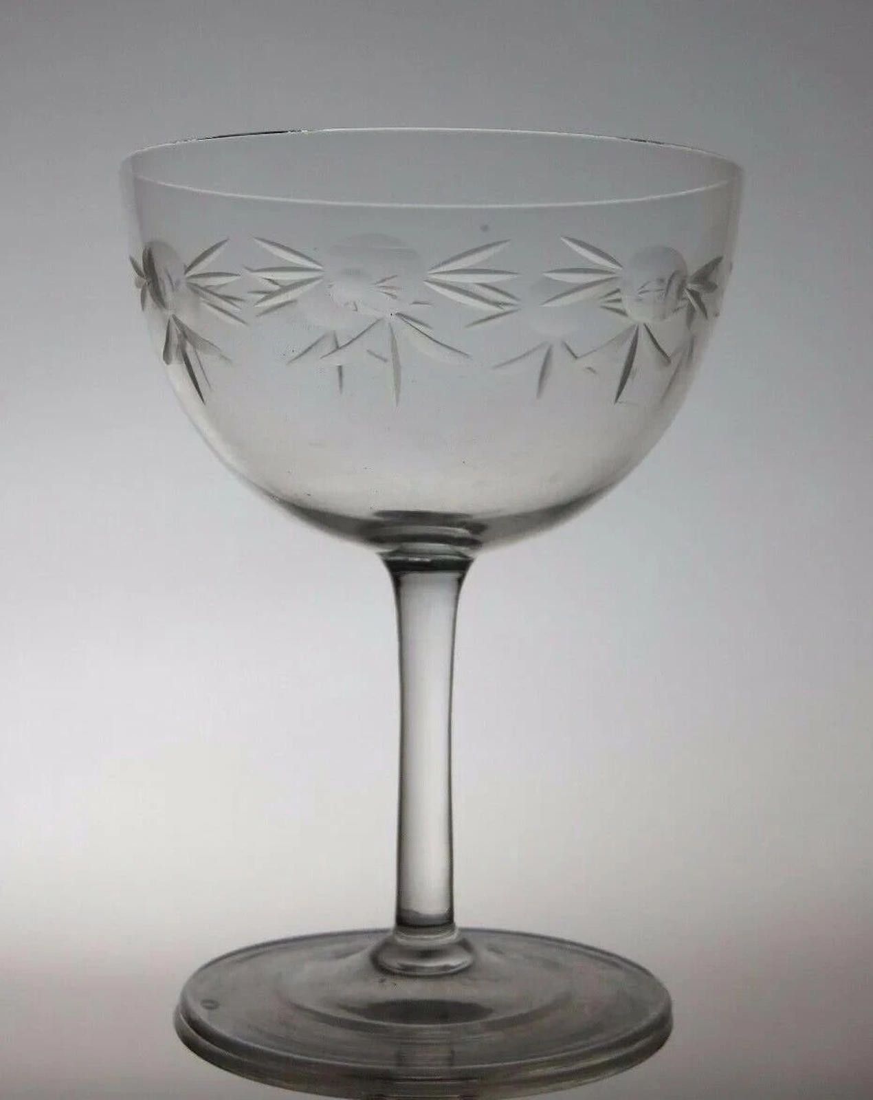 The Unbranded Brand Cut Crystal Dessert Bowls, Ice Cream/ Sherbet Bowls 4 1/3" Size ONE SIZE - 2 Thumbnail