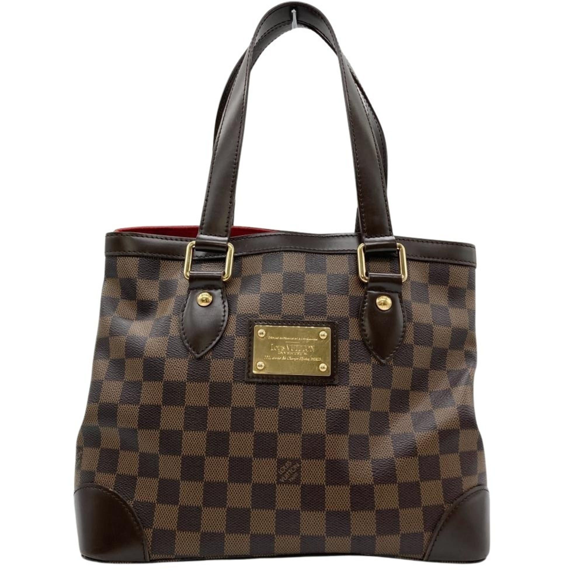 Louis Vuitton Louis Vuitton Hampstead PM Handbag Damier Ebene N51205 Brown SD1019 Size ONE SIZE - 1 Thumbnail