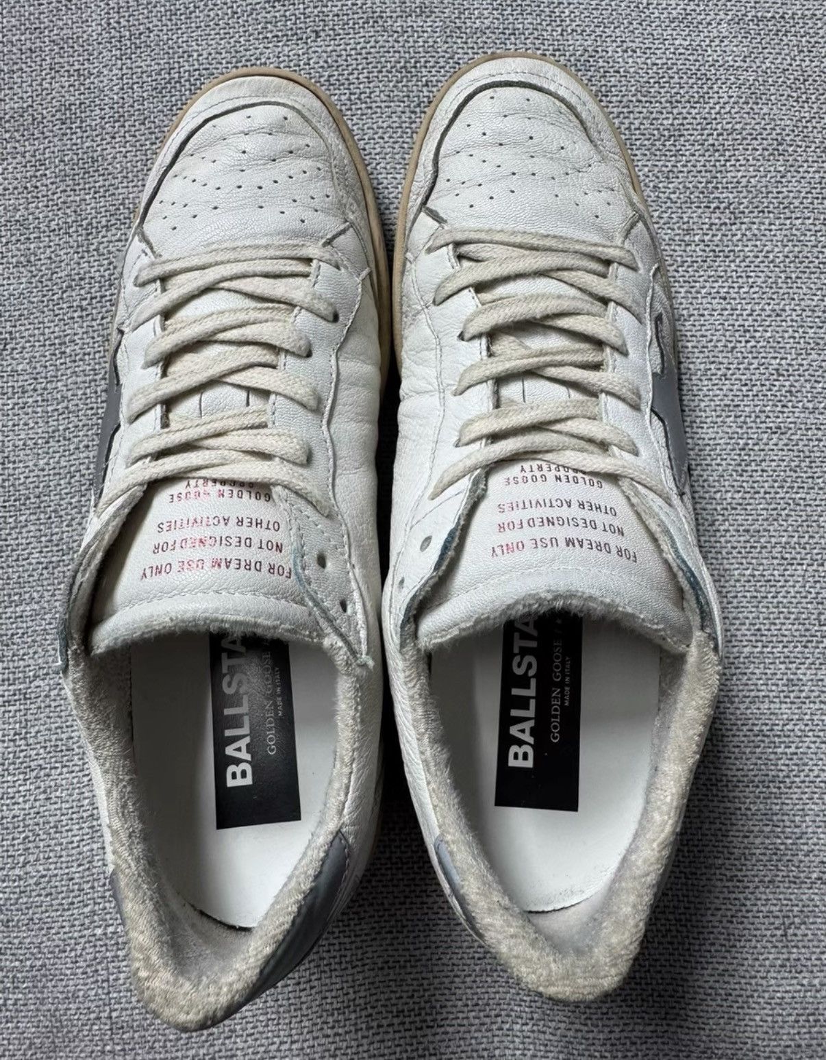 Golden Goose Golden Goose GGDB Ballstar Distressed Star Sneakers K37 Size US 9.5 / EU 42-43 - 6 Thumbnail