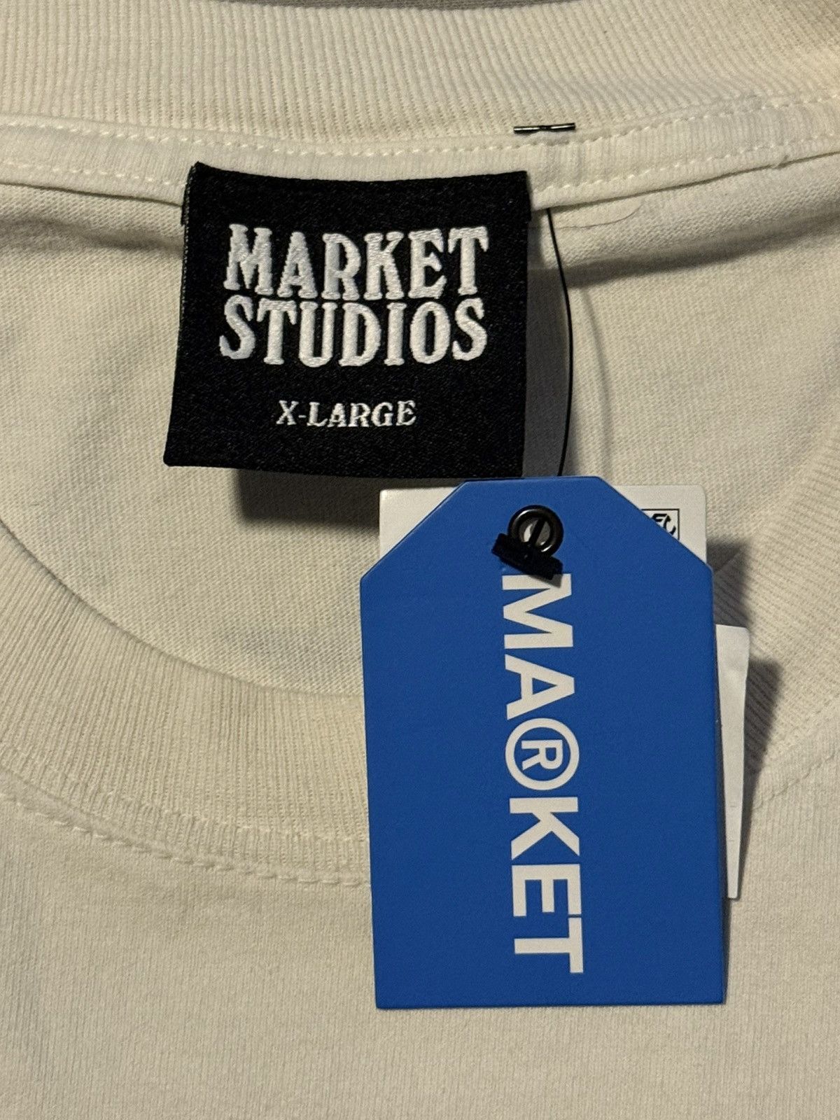 Market Chinatown Market Studios Supercharged Tee T-Shirt Unbleached Size US XL / EU 56 / 4 - 10 Thumbnail
