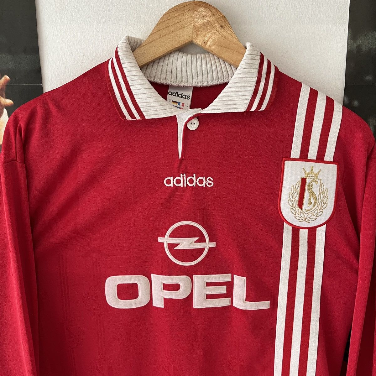 Adidas × Vintage Vintage Standar Liege 1997-98 Home Adidas Football Jersey Size US XS / EU 42 / 0 - 3 Thumbnail
