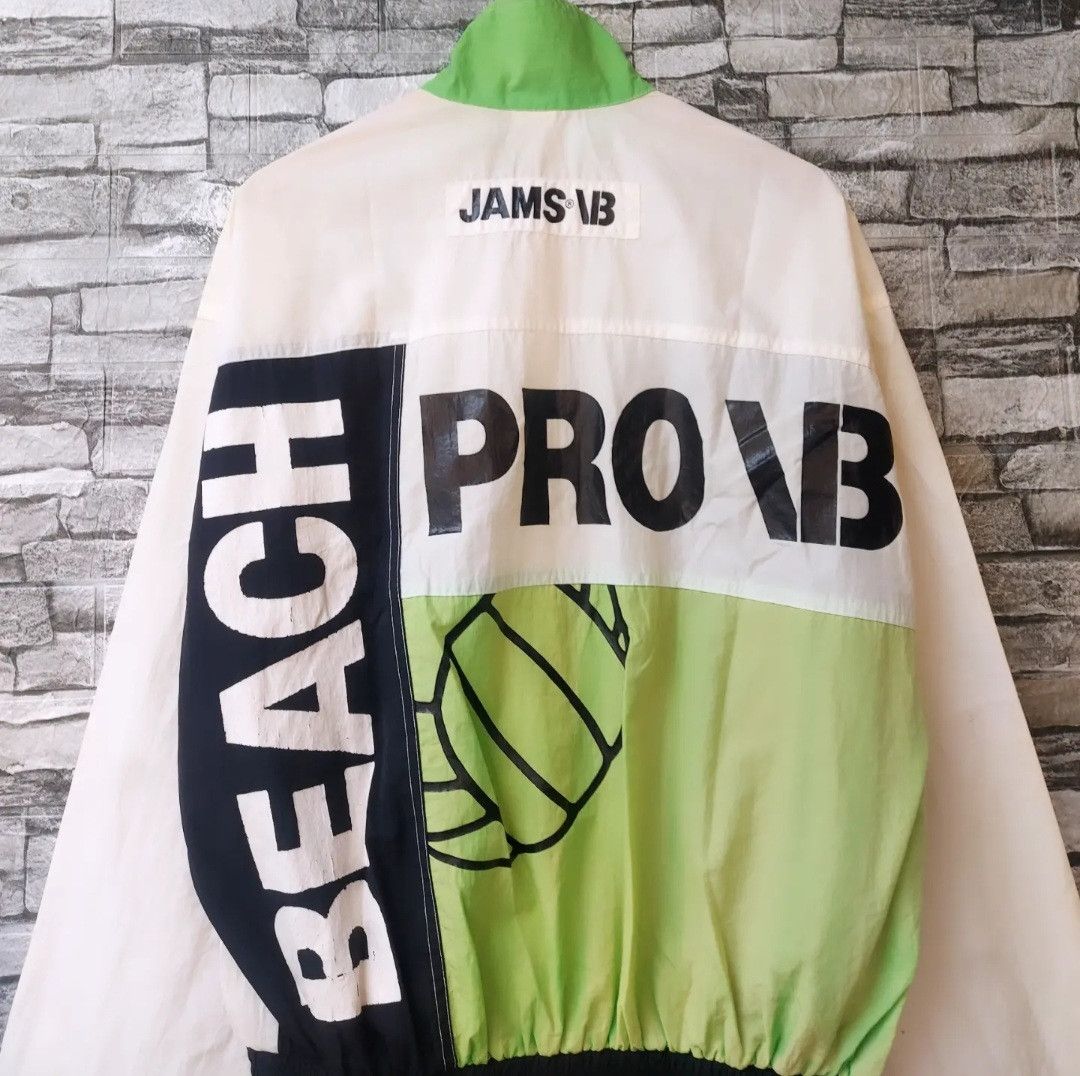 Jams World Vtg 80s Jams World Pro VB Beach Surf Line Multi Color Jacket Size US L / EU 52-54 / 3 - 4 Thumbnail