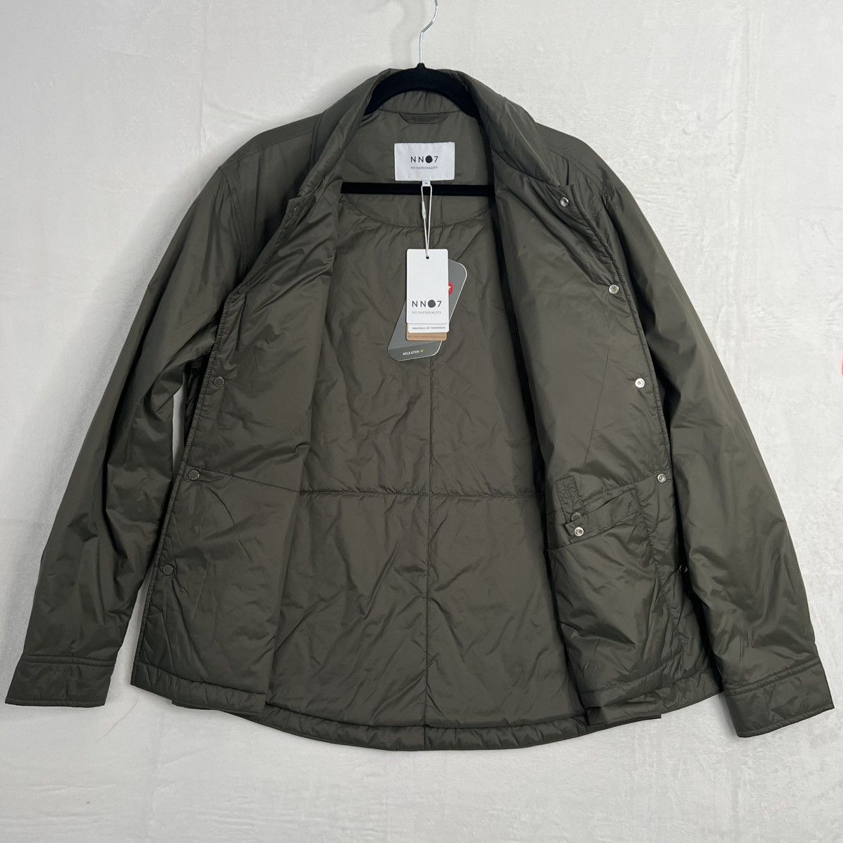 NN07 NN07 Columbo Padded Shell Overshirt Jacket Green M BNWT Size US M / EU 48-50 / 2 - 2 Thumbnail
