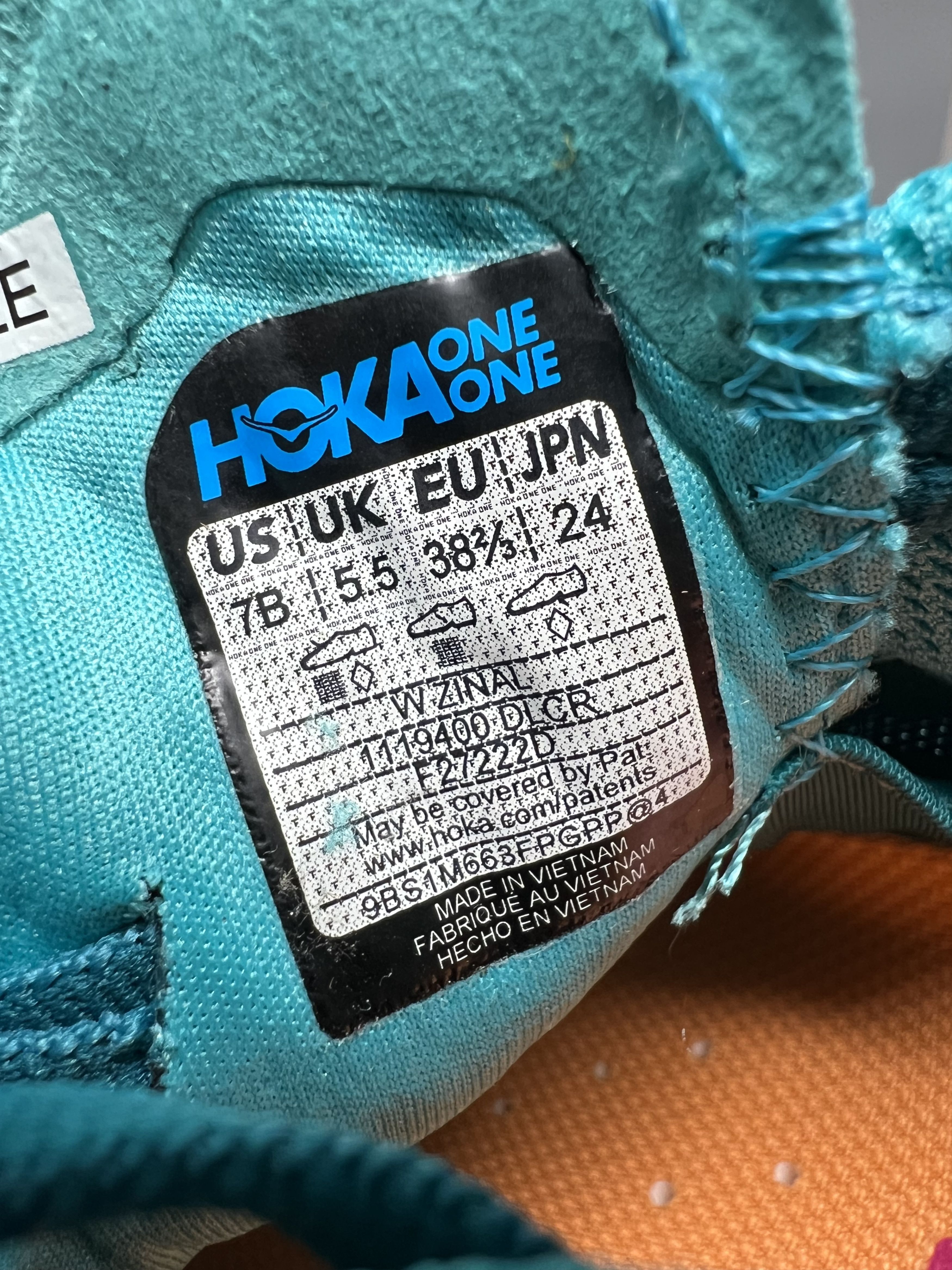 Hoka 7B Hoka One One Zinal Women's Trail Running Shoes Size US 7 / IT 37 - 19 Thumbnail