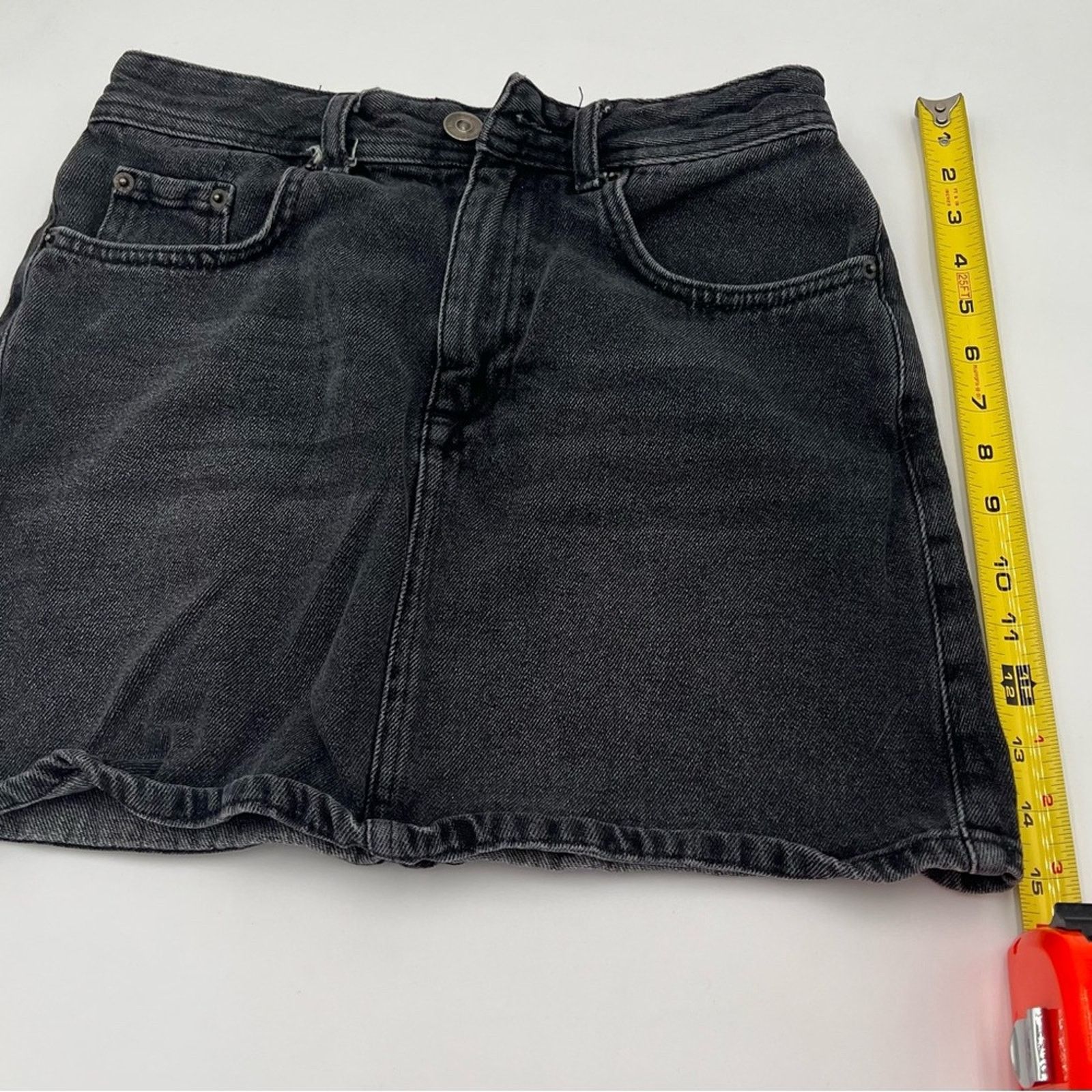 Urban Outfitters Urban Outfitters BDG Sara Twill Mini, Black Size XS Size 26" / US 2 / IT 38 - 6 Thumbnail