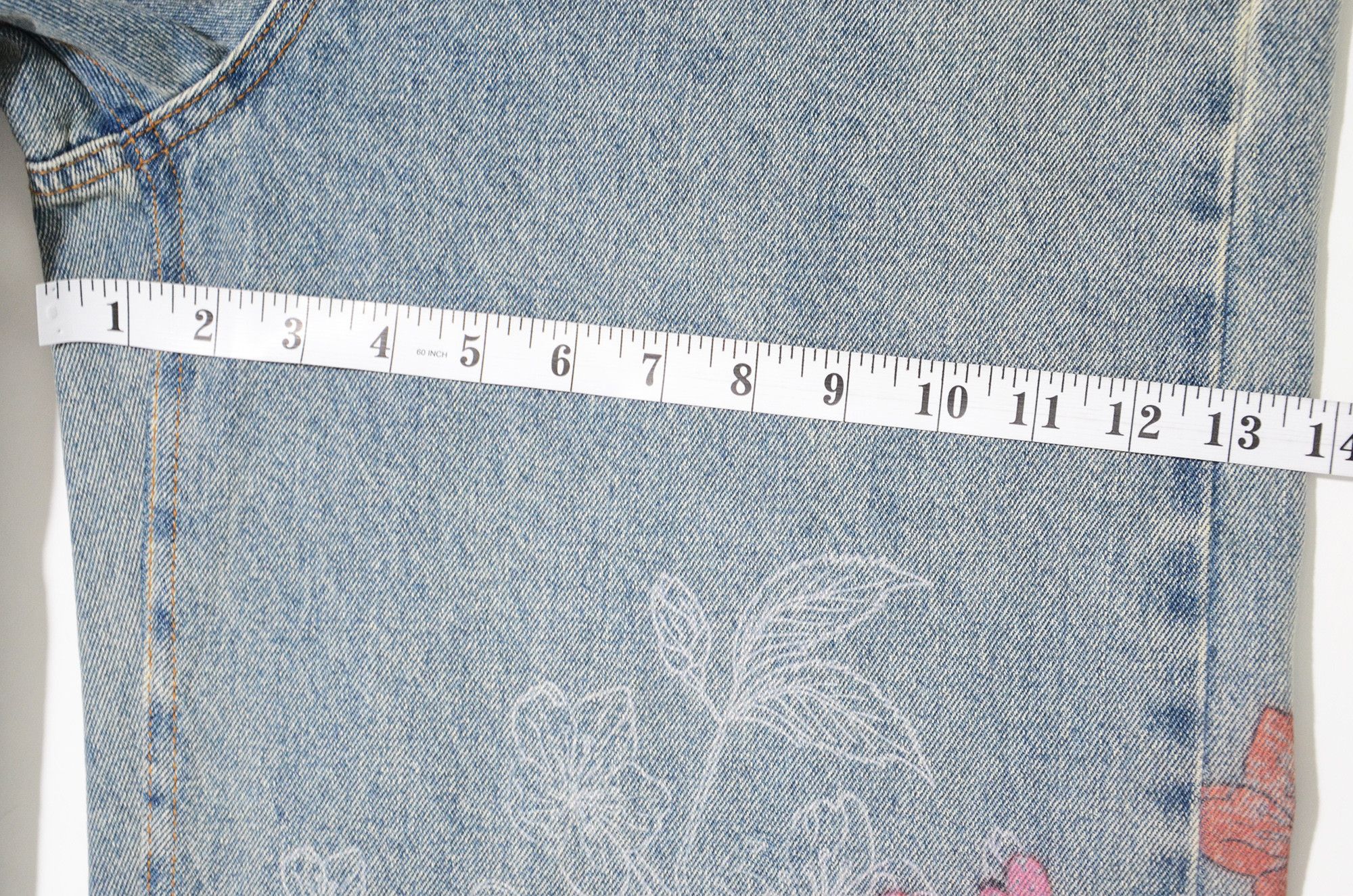 Ed Hardy [Tiny Flaw & Wrong Size Tag] Ed Hardy Jeans Wide Leg Size US 31 - 15 Thumbnail