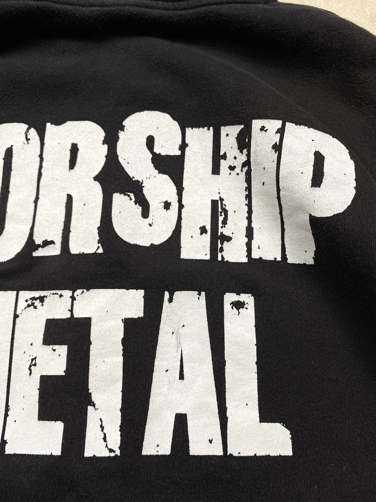 Band Tees Rare! Vintage 00’s Anthrax Worship Metal Hoodie Tee Hardcore Size US M / EU 48-50 / 2 - 15 Thumbnail