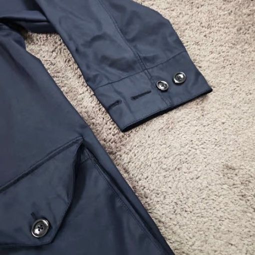 Gap Gap Jacket Mens XL Navy Blue Nylon Button Front Lined Premium Classic Tailored Size US XL / EU 56 / 4 - 6 Thumbnail