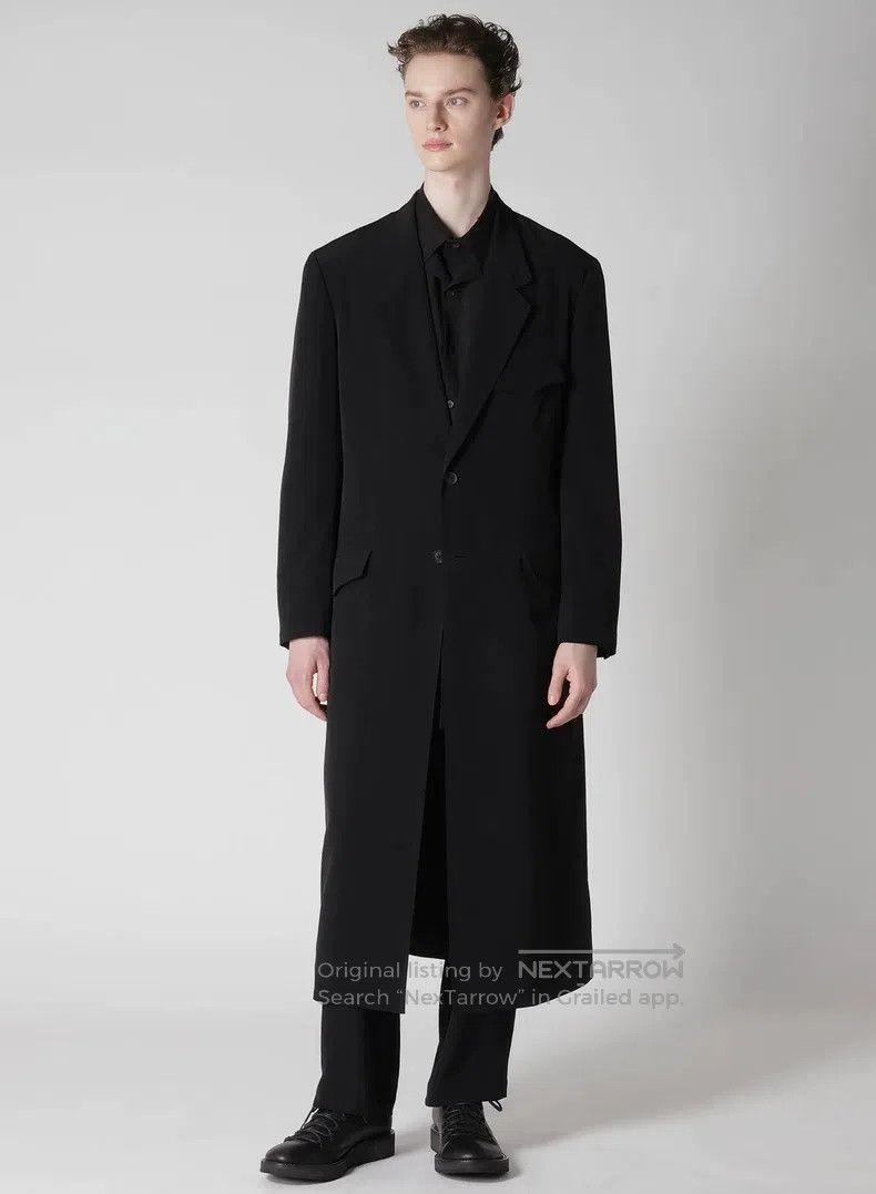 Yohji Yamamoto Yohji Yamamoto Tailcoat with pleats at the back, triacetat Size US L / EU 52-54 / 3 - 3 Thumbnail