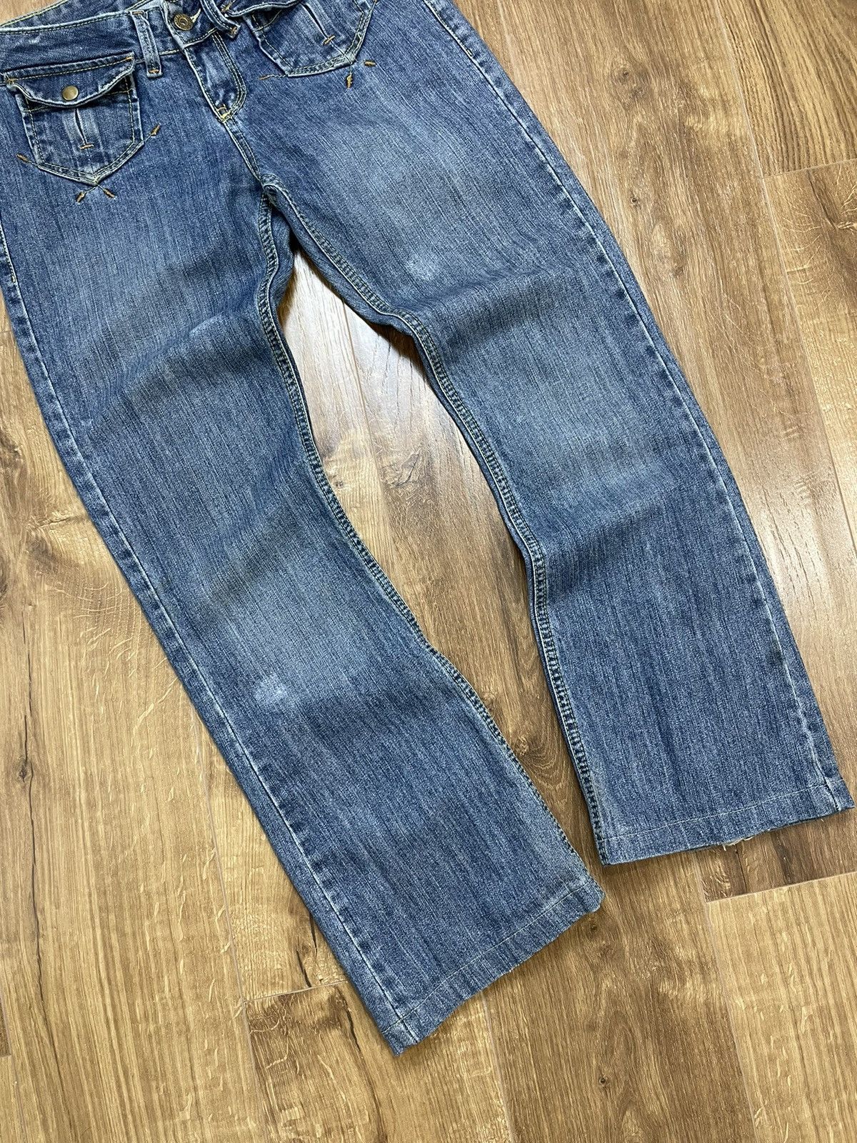 Dolce & Gabbana × Vintage Vintage Dolce&Gabbana Y2K Style Blue Stonewashed Denim Jeans Size US 29 - 3 Thumbnail