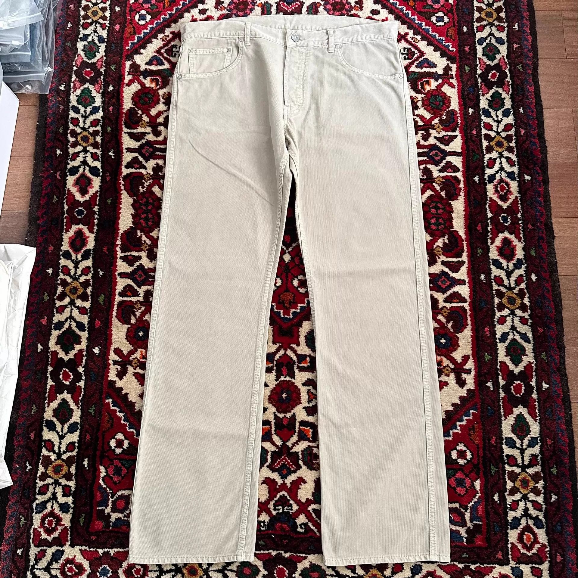 Visvim VISVIM 24SS FLUXUS 01 DMGD BEIGE 4 DRY PIQUE Pants Size US 36 / EU 52 - 2 Thumbnail