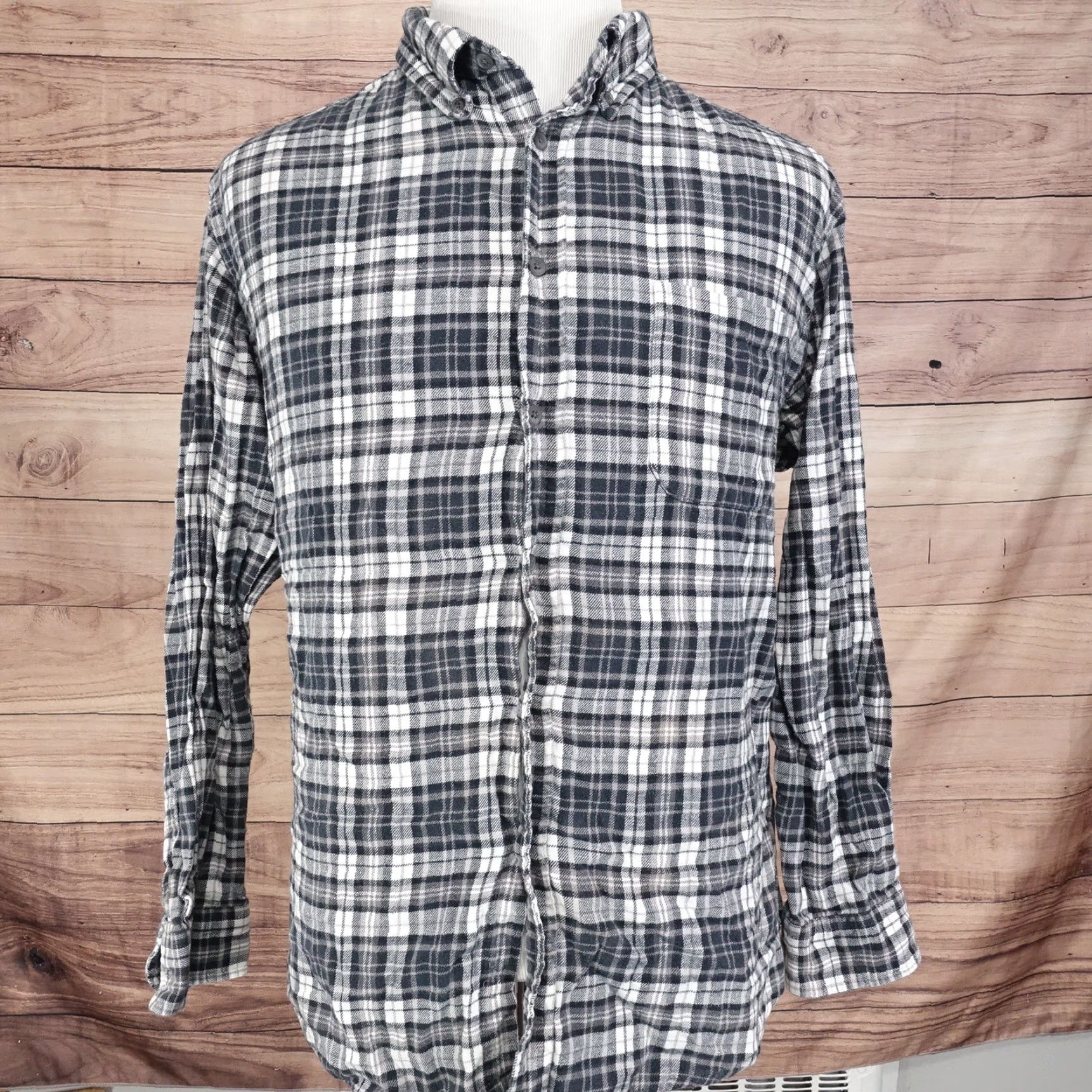 Croft & Barrow CROFT & BARROW PLAID FLANNEL BUTTON-UP SHIRT MENS SIZE L MULTICOLOR Size US L / EU 52-54 / 3 - 3 Thumbnail