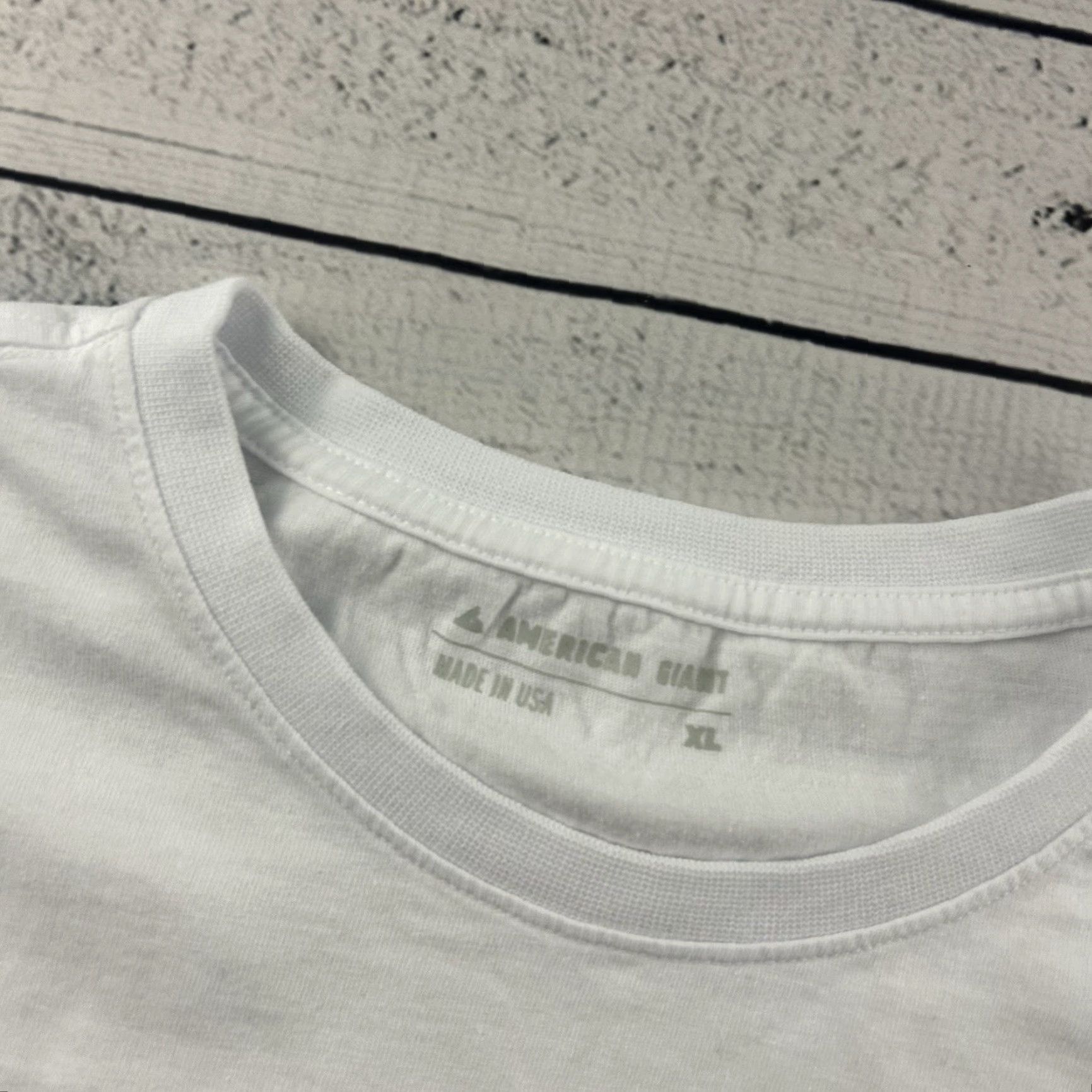 Vintage American Giant x Sam Adams Short Sleeve T Shirt Men XL White Size US XL / EU 56 / 4 - 4 Thumbnail
