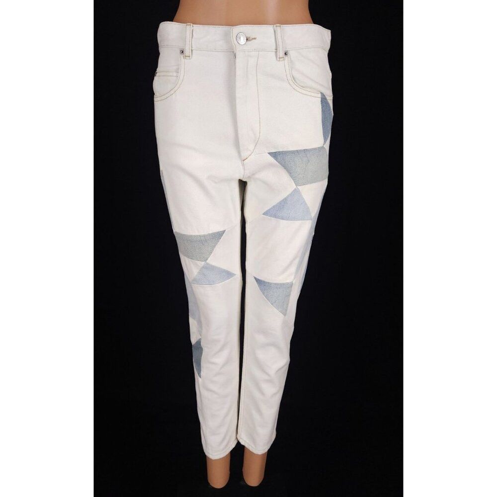 Isabel Marant Etoile Isabel Marant Etoile Lea Patchwork Star Jeans FR 34 x 30 XS Size 27" / US 4 / IT 40 - 2 Thumbnail