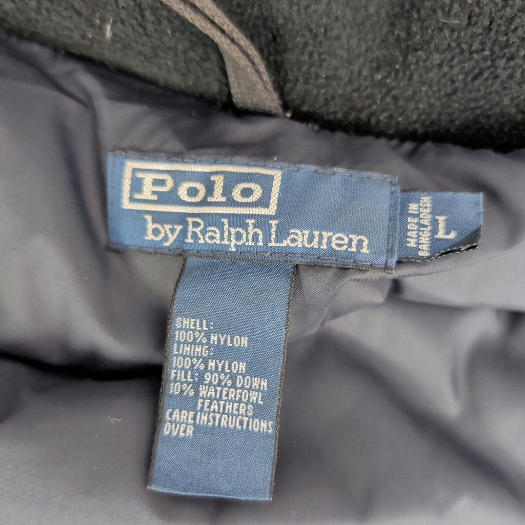 Polo Ralph Lauren × Vintage Vintage Polo Ralph Lauren Down Black Puffer Jacket Large Size US L / EU 52-54 / 3 - 2 Thumbnail