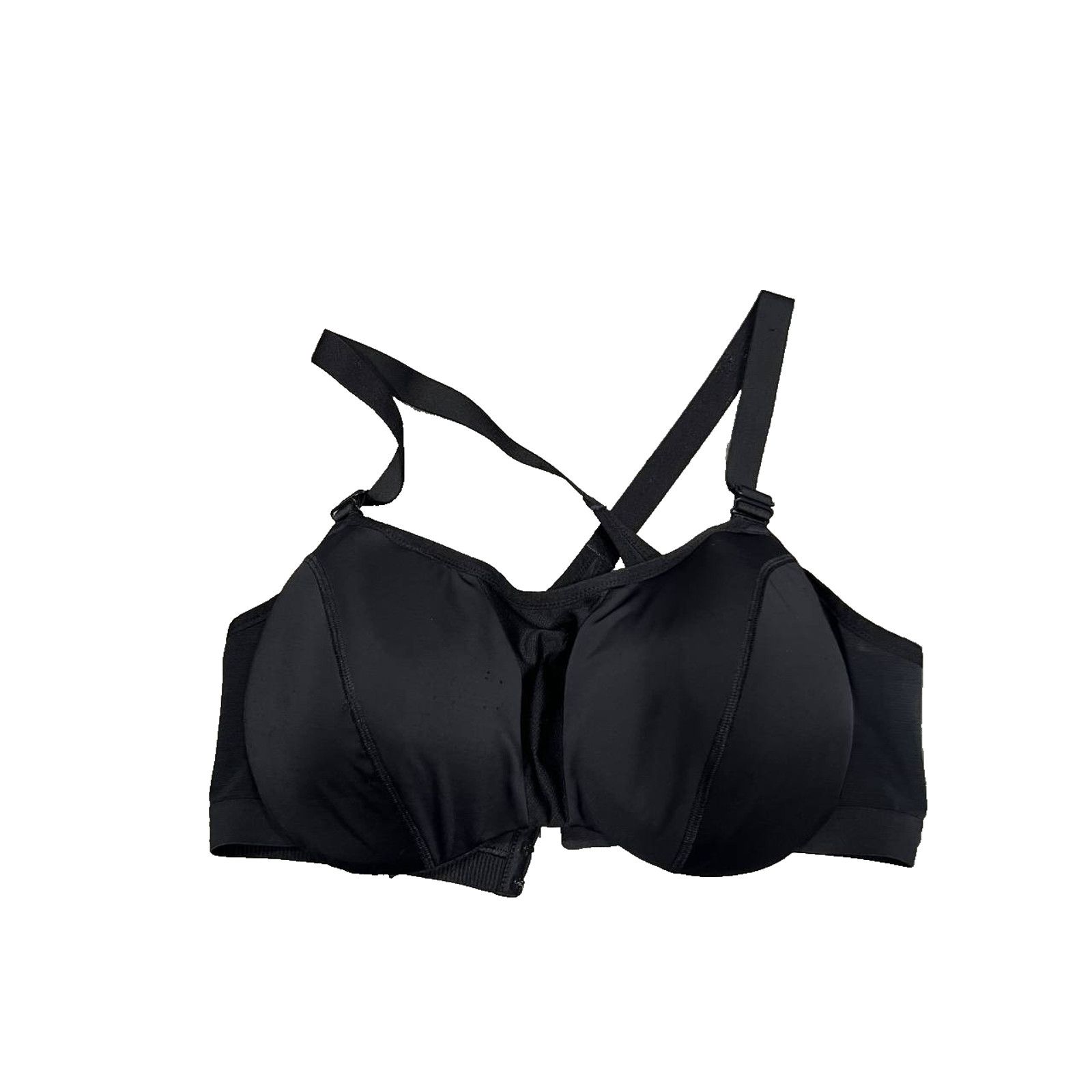 & Other Stories Nola black mesh overlay sports bra Size 38 DDD A003216 Size ONE SIZE - 1 Thumbnail