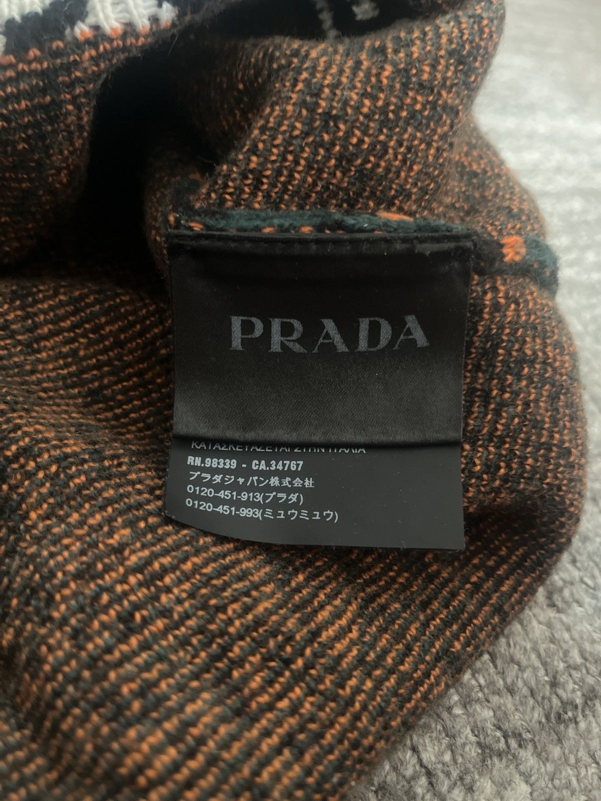 Prada Prada F/W 2018 Chevron Sweater Size US M / EU 48-50 / 2 - 4 Thumbnail
