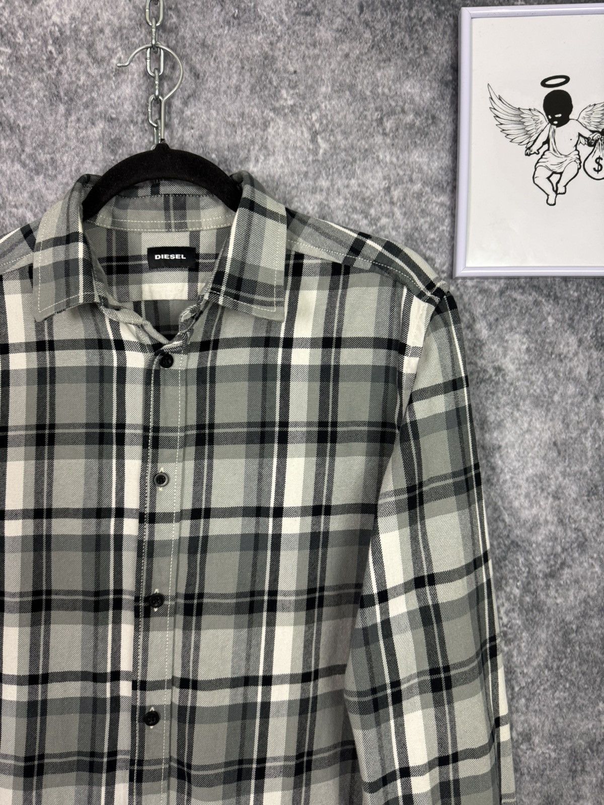 Diesel Shirt diesel men’s size L rare casual y2k sk8 denim Size US L / EU 52-54 / 3 - 7 Thumbnail