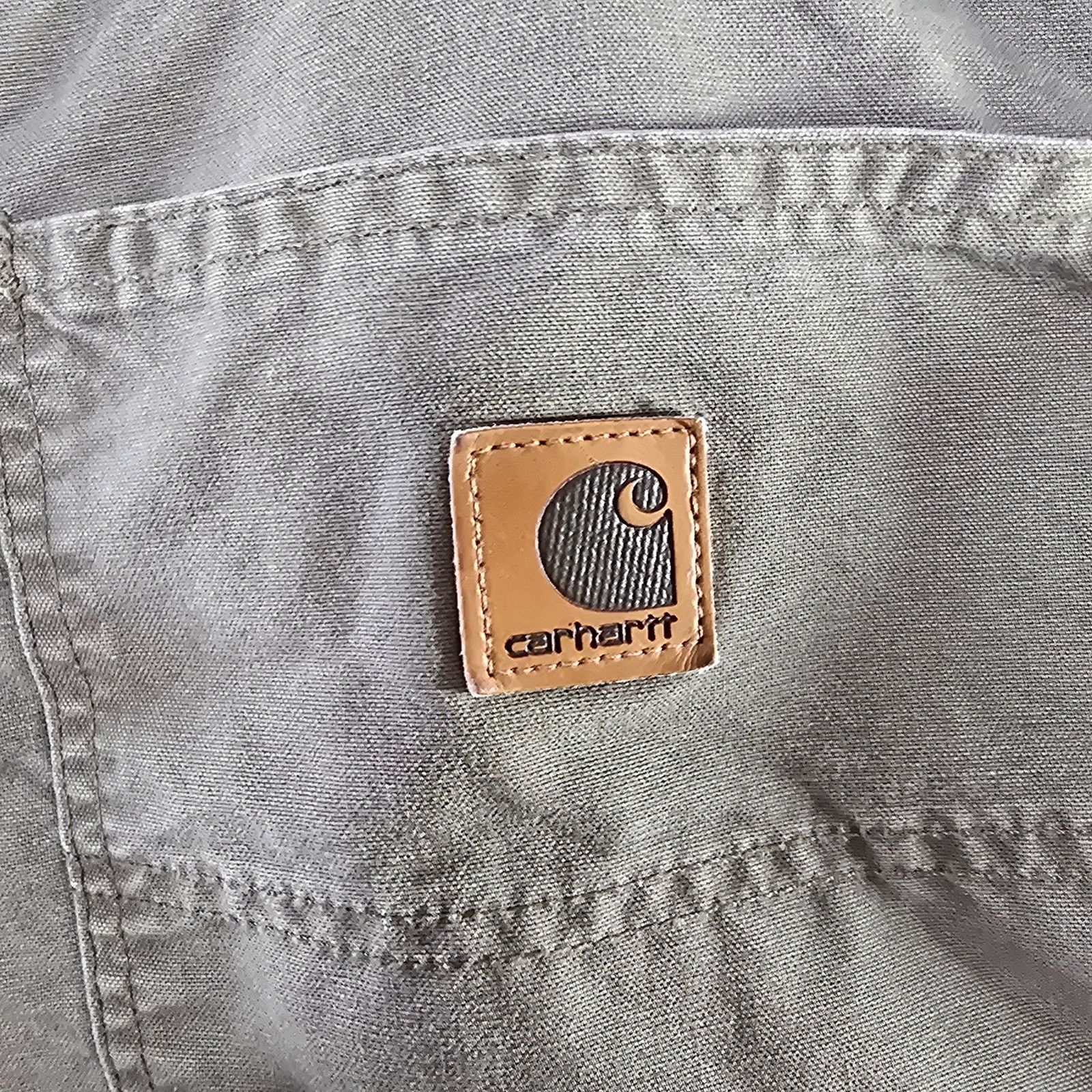 Carhartt Vintage Men's Carhartt Green Cargo Shorts Size 40 Size US 40 / EU 56 - 5 Thumbnail
