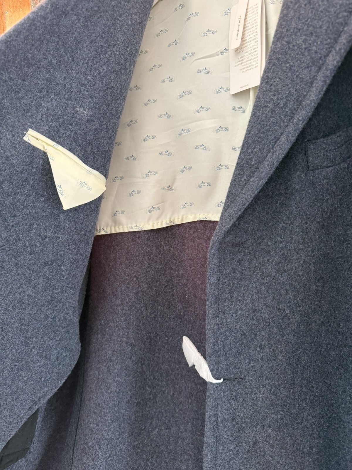 Massimo Alba $2.2K slate-blue wool coat, IT50, made in Italy Size US M / EU 48-50 / 2 - 8 Thumbnail