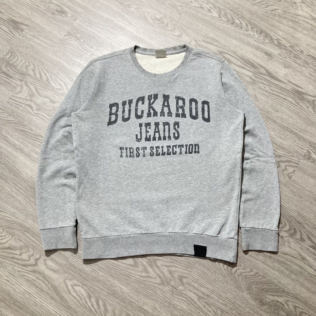 20471120 2000s Buckaro Jeans Logo Font Poem Crewneck Punk Style Size US L / EU 52-54 / 3 - 1 Thumbnail