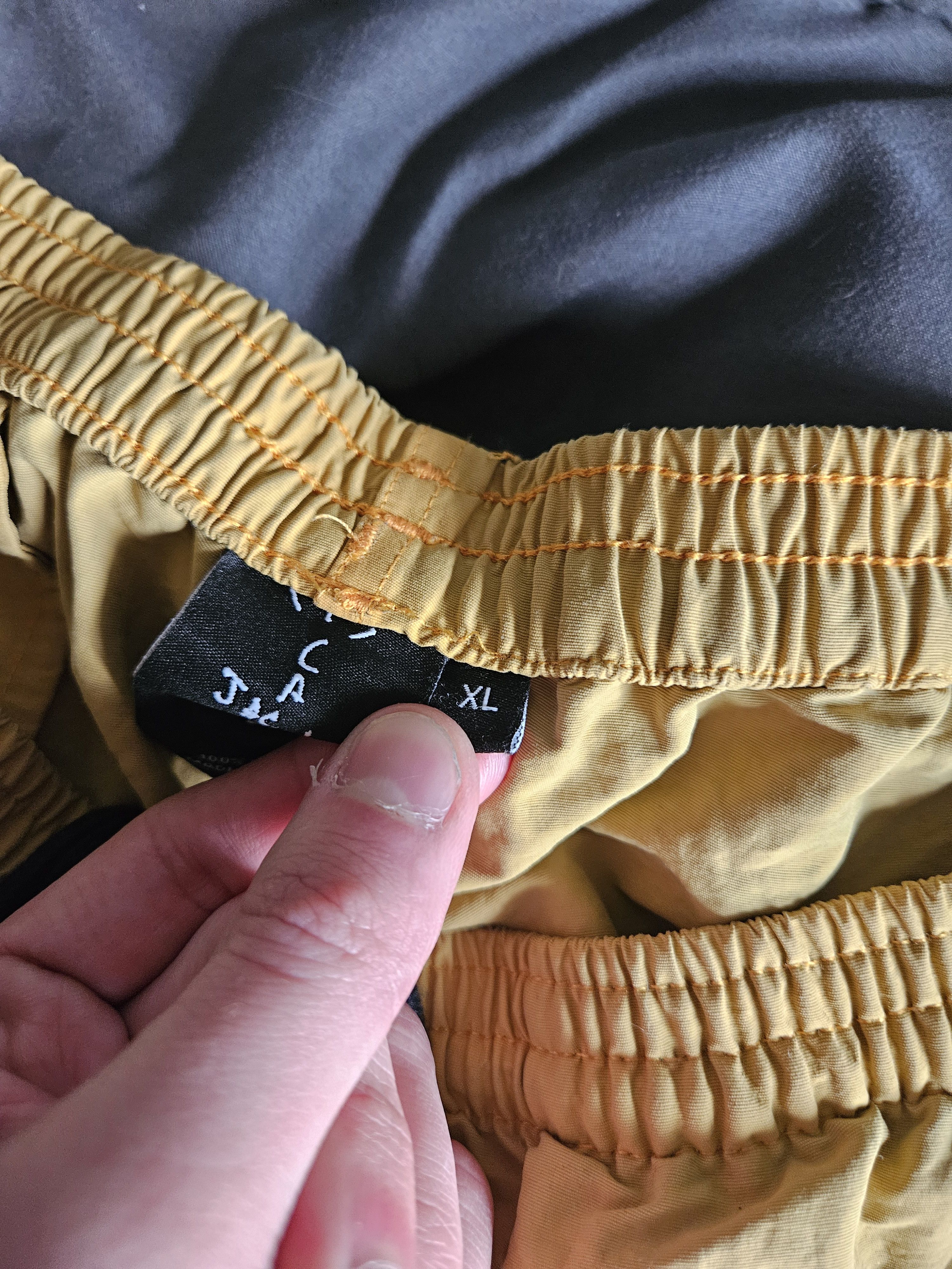 Travis Scott Cactus Jack Trails Logo Nylon Gold Shorts Size US 36 / EU 52 - 11 Thumbnail