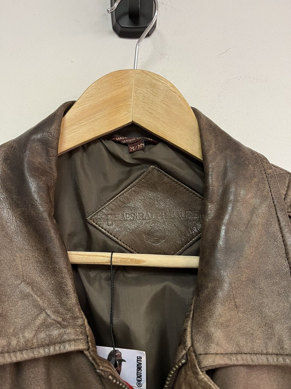 Chaps Ralph Lauren 80’s Chaps Ralph Lauren Leather Bomber Jacket Size US M / EU 48-50 / 2 - 3 Thumbnail