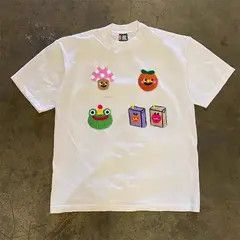 Japanese Brand Hip Hop Retro Creative Print Loose Short Sleeve T-Shirt Size US M / EU 48-50 / 2 - 4 Thumbnail