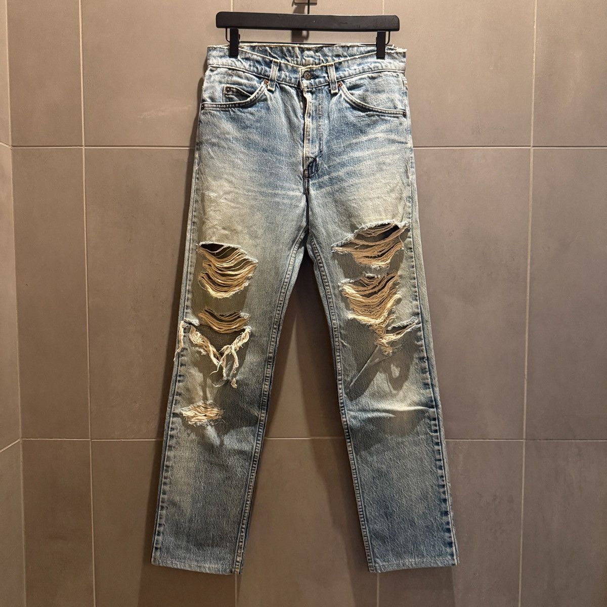 Levi's Levis 80’s Orange Tab distressed Denim Size US 31 - 4 Thumbnail