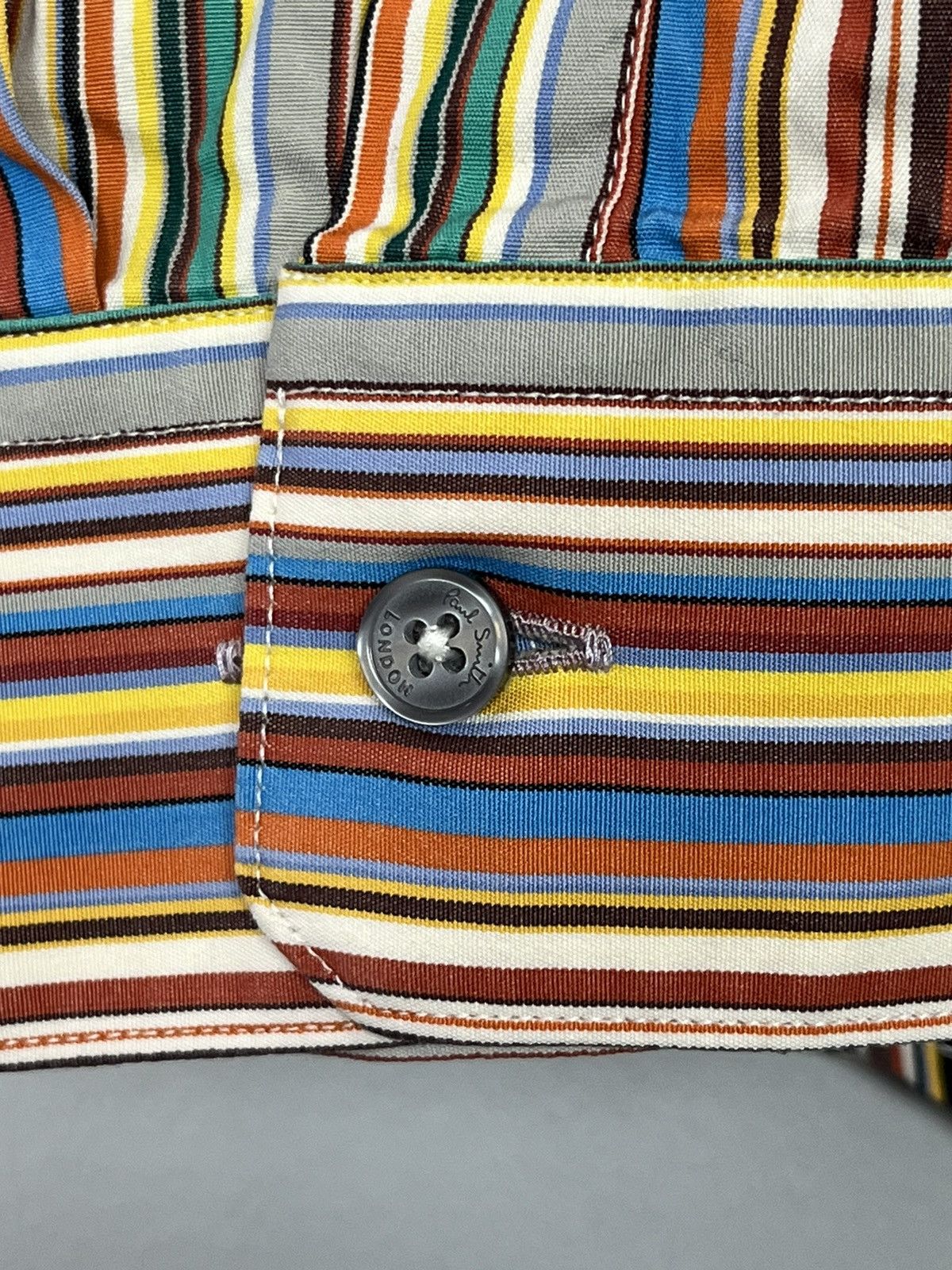 Paul Smith Paul Smith London Striped Cotton Shirt Made in Italy Size US L / EU 52-54 / 3 - 5 Thumbnail
