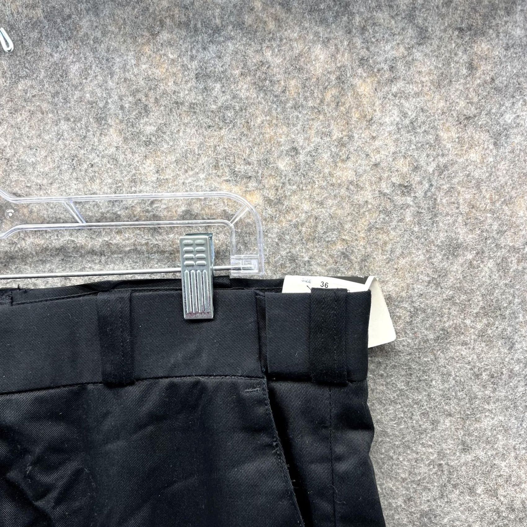 Vintage Tact Squad Pants Men 36 Regular Black Polyester Cargo Pocket Straight Inseam 32 Navy Police new Size US 36 / EU 52 - 5 Thumbnail
