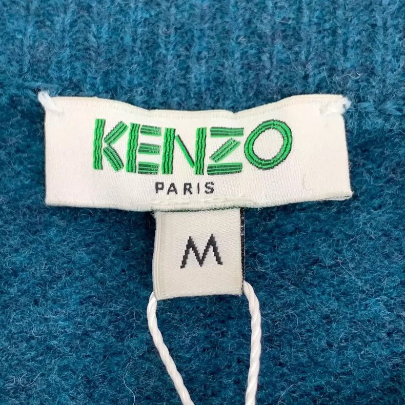 Kenzo Kenzo Blue Tiger Embroidered Wool Sweater-2506 Size M / US 6-8 / IT 42-44 - 5 Thumbnail