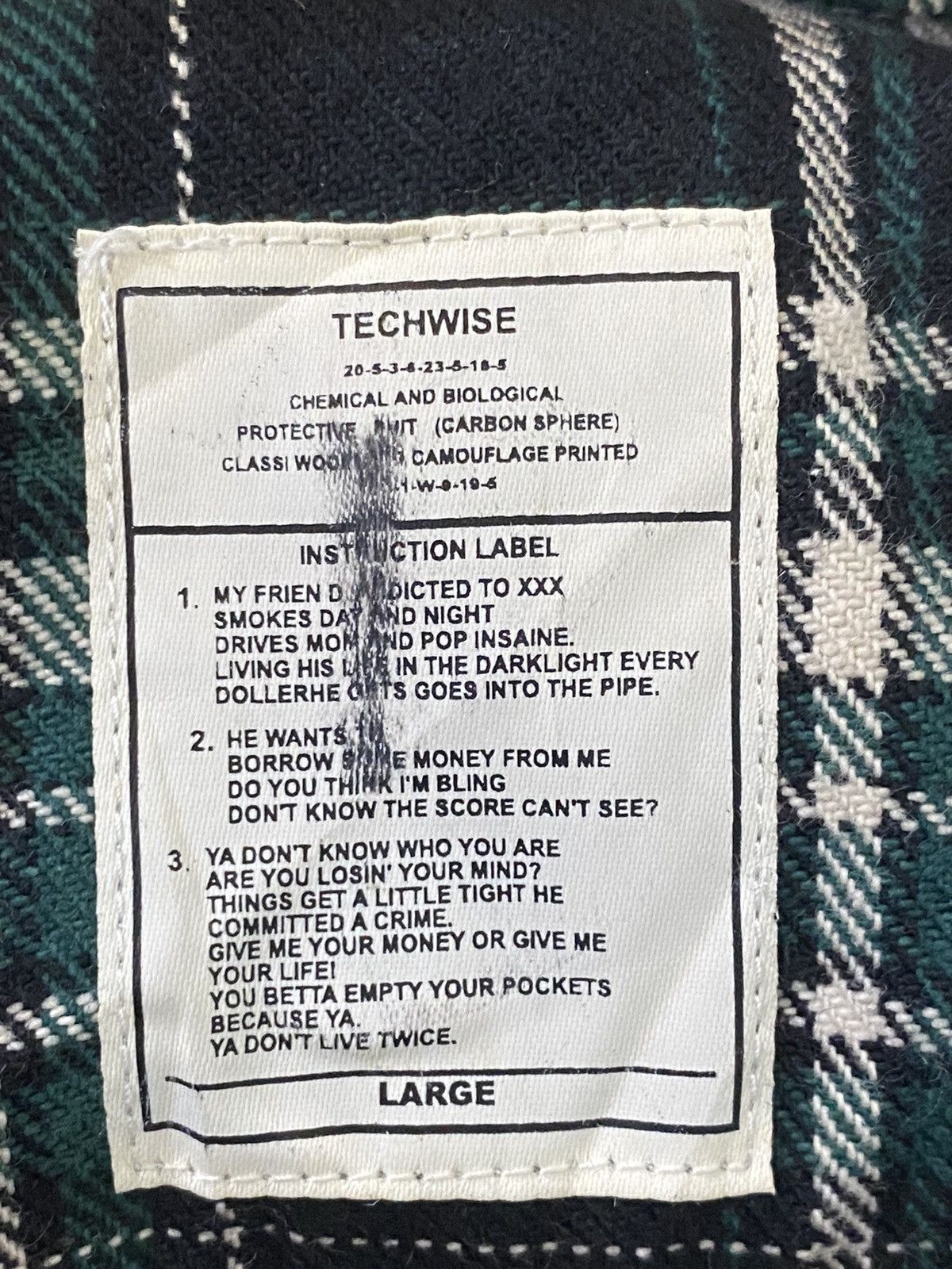 Flannel × Japanese Brand × Vintage Techwise Flannel Jacket Size US L / EU 52-54 / 3 - 14 Thumbnail
