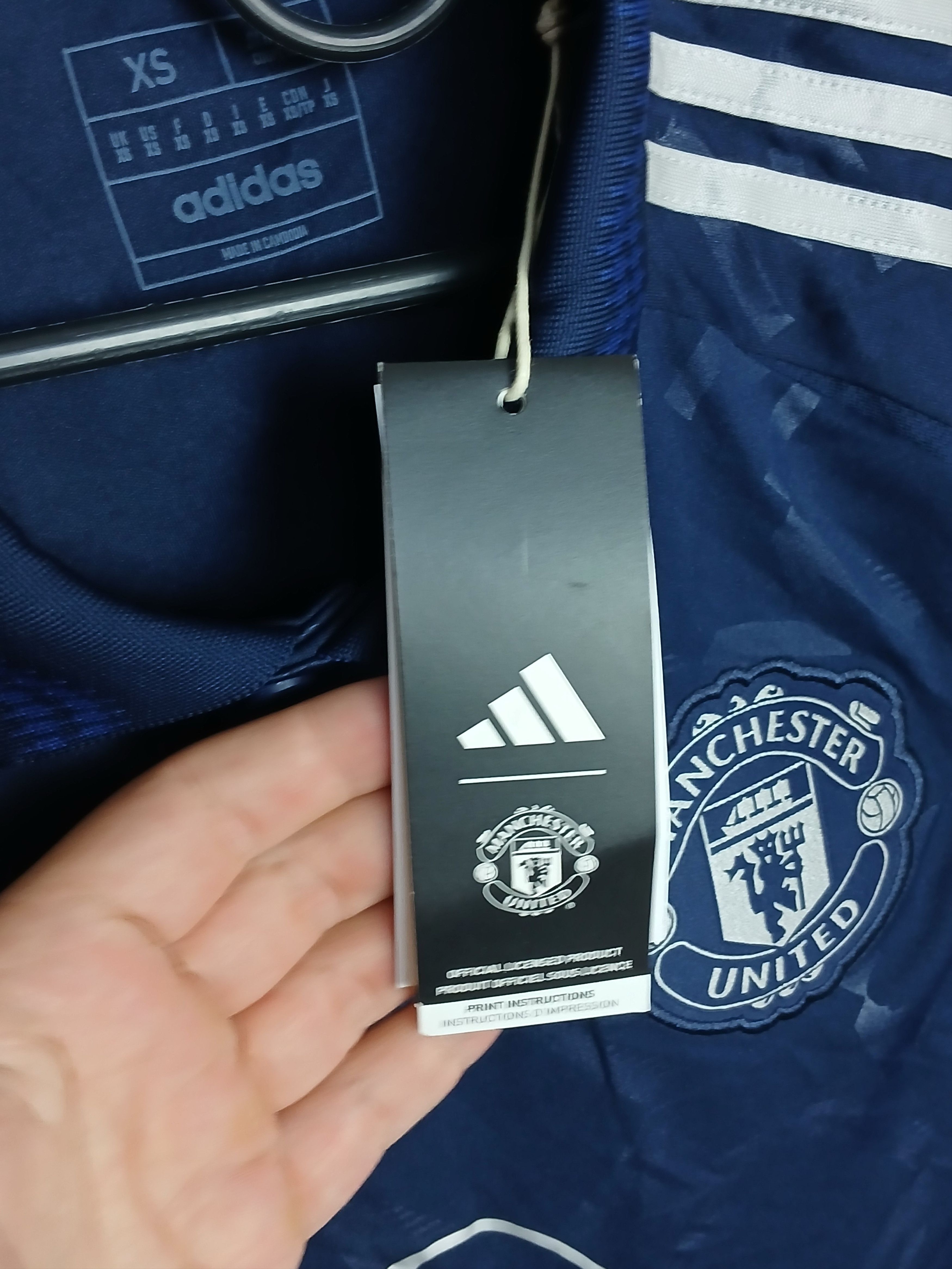 Adidas New Manchester United 24/25 Away Zirkzee Football Jersey Size US XS / EU 42 / 0 - 10 Thumbnail