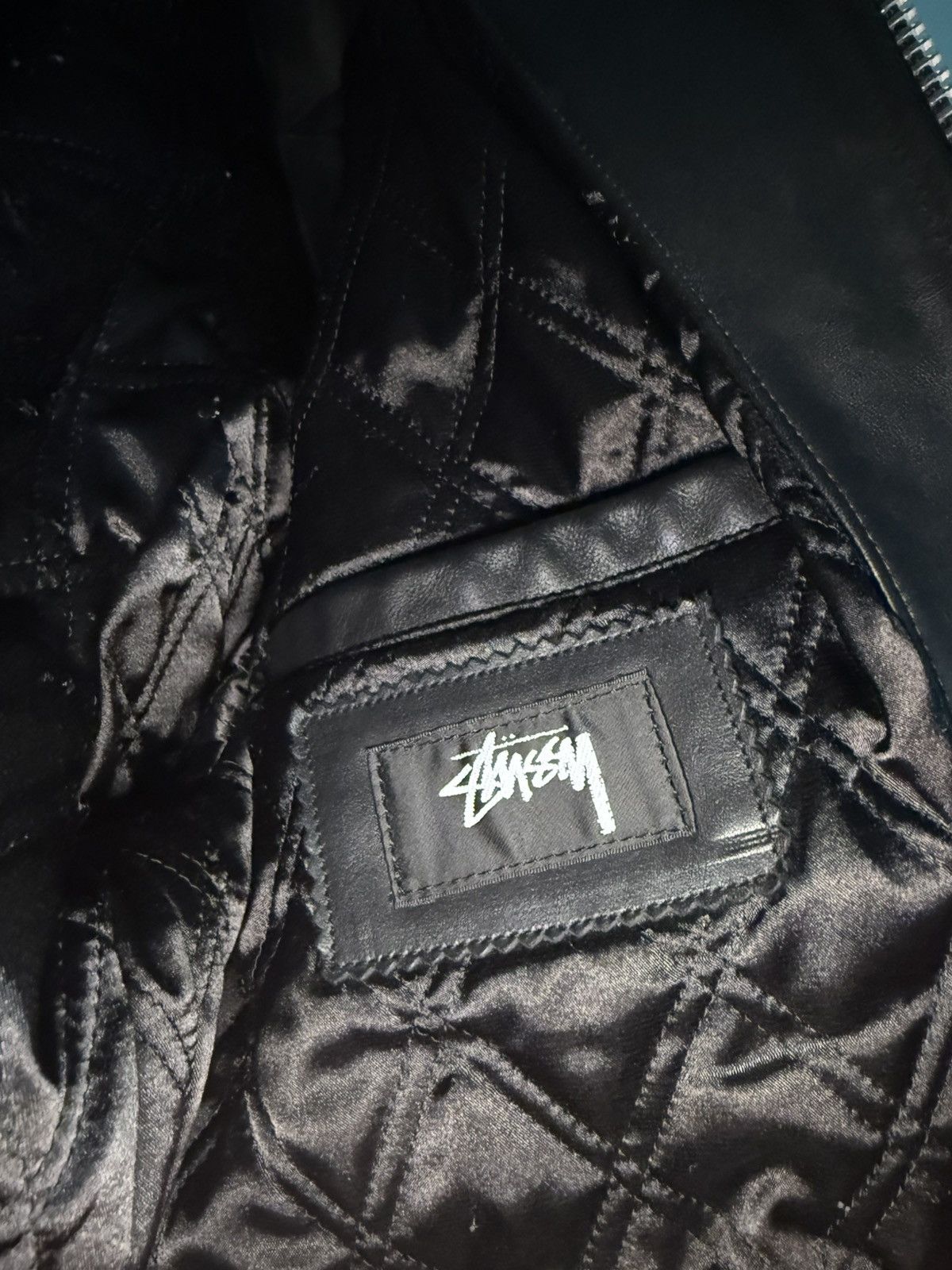 Stussy STUSSY LEATHER BING JACKET Size US S / EU 44-46 / 1 - 7 Thumbnail