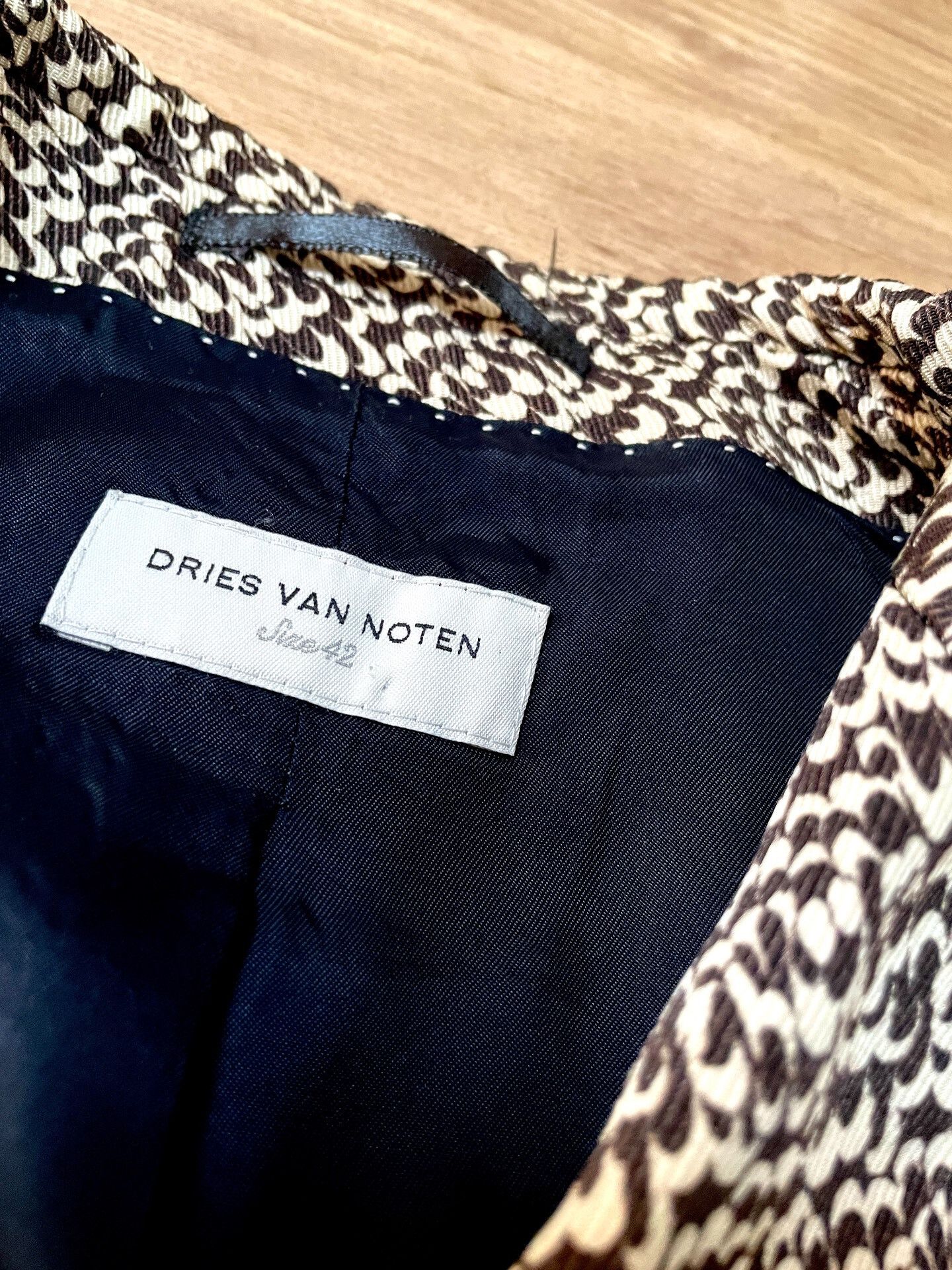 Dries Van Noten dries van noten brown blazer with unique design Size US M / EU 48-50 / 2 - 6 Thumbnail