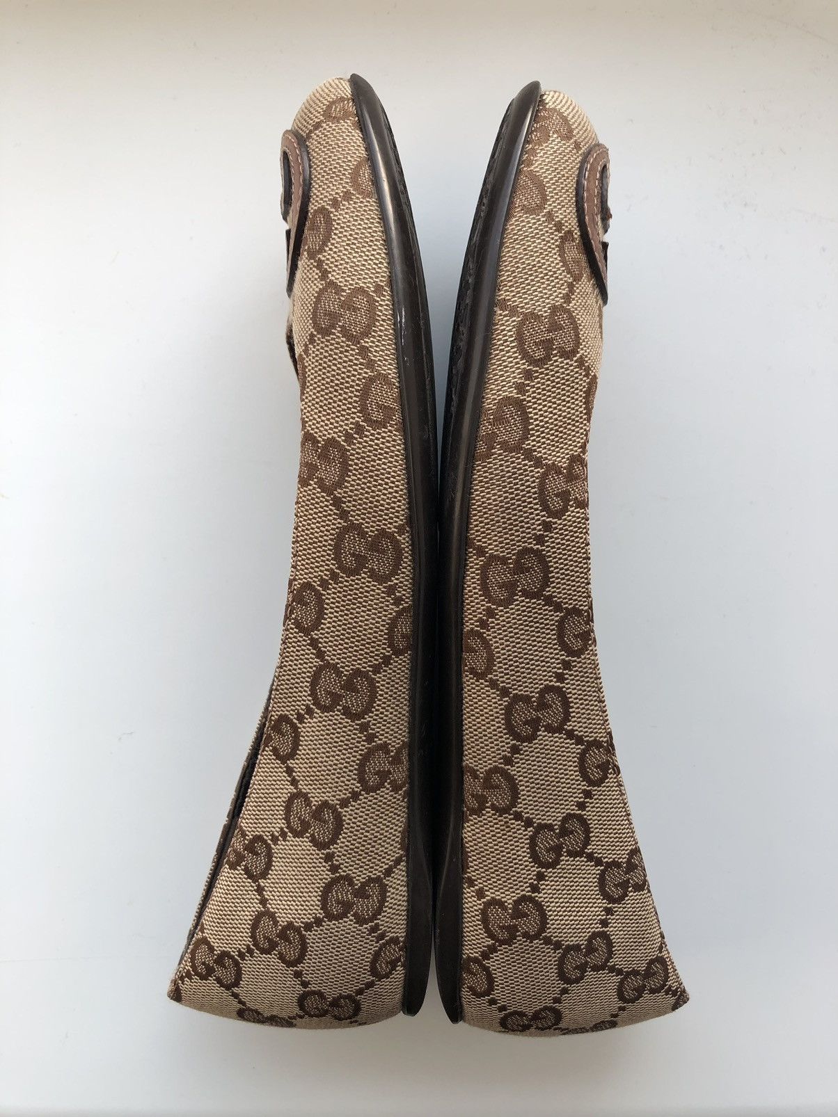 Gucci × Vintage Vintage Gucci monogram ballet flat Size US 5 / IT 35 - 16 Thumbnail
