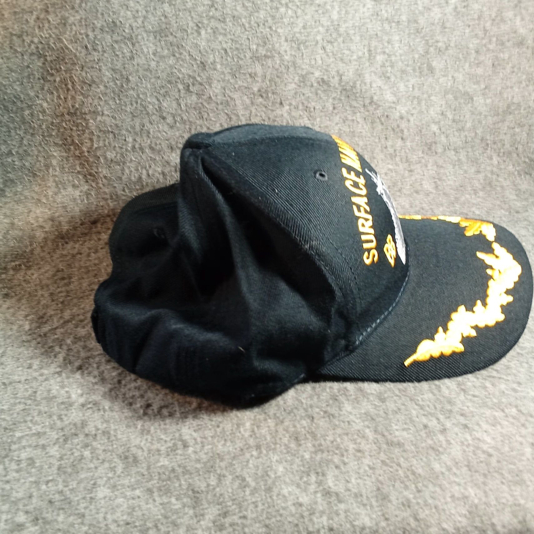 Vintage VINTAGE Surface Navy Museum BB 61 Hat Cap Strap Back Adjustable Men Black USA Battleship Baseball Cap USA Army Classic Marine Size ONE SIZE - 4 Thumbnail