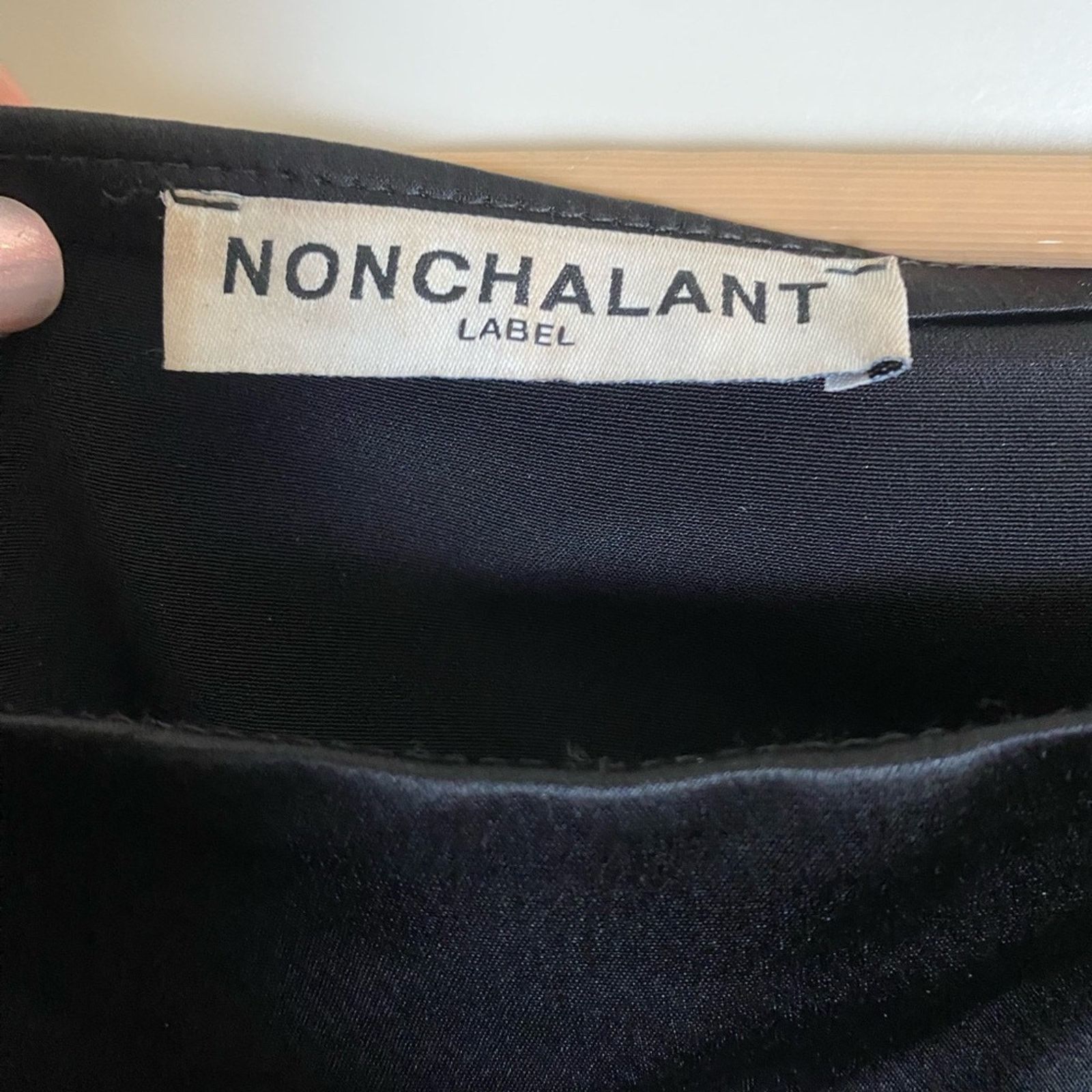 REVOLVE Nonchalant Label Dinah Draped Dress Black S Size S / US 4 / IT 40 - 6 Thumbnail
