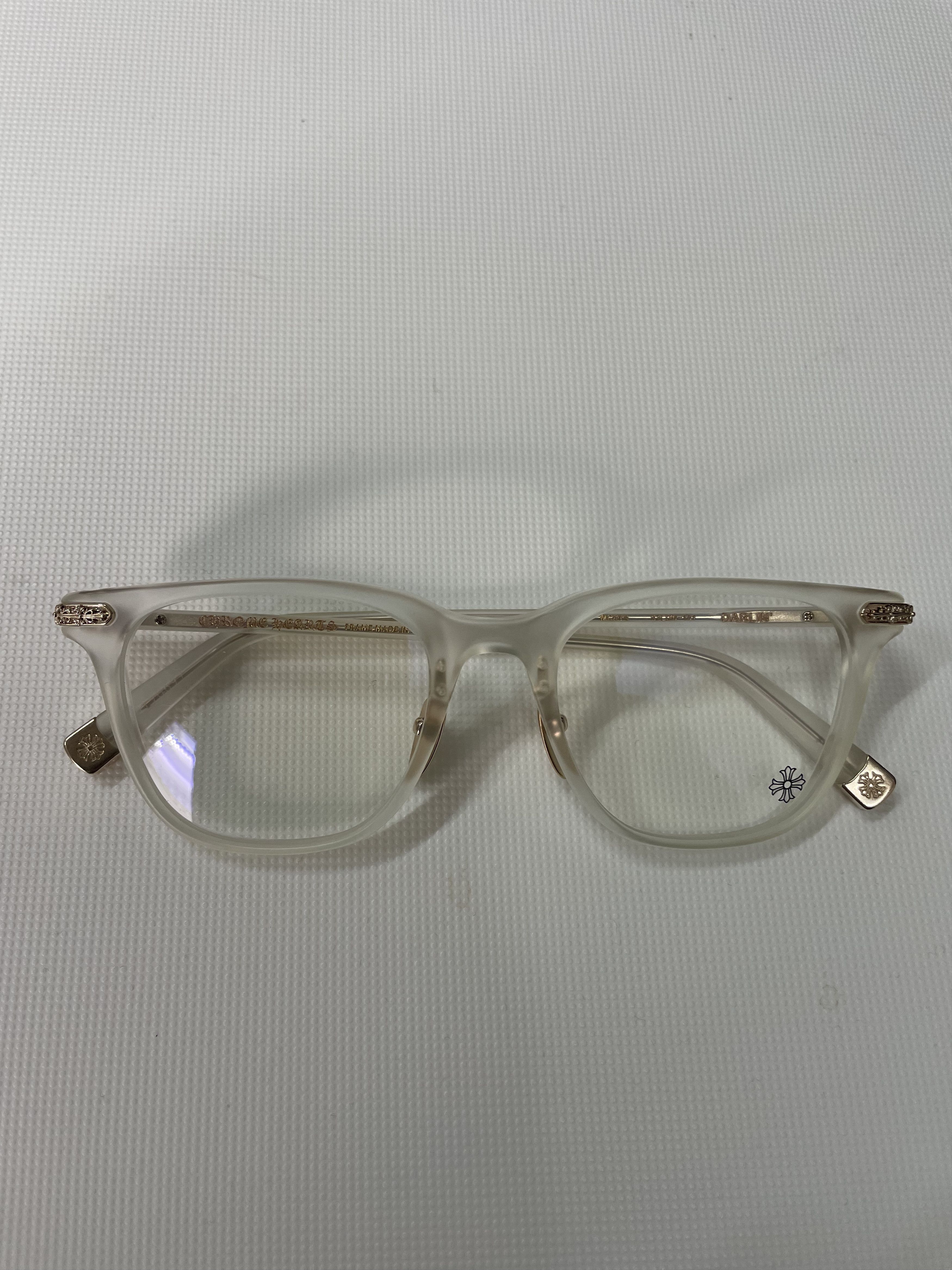 Chrome Hearts Chrome Hearts DARLIN MT/CRYS Glasses Frame Size ONE SIZE - 5 Thumbnail