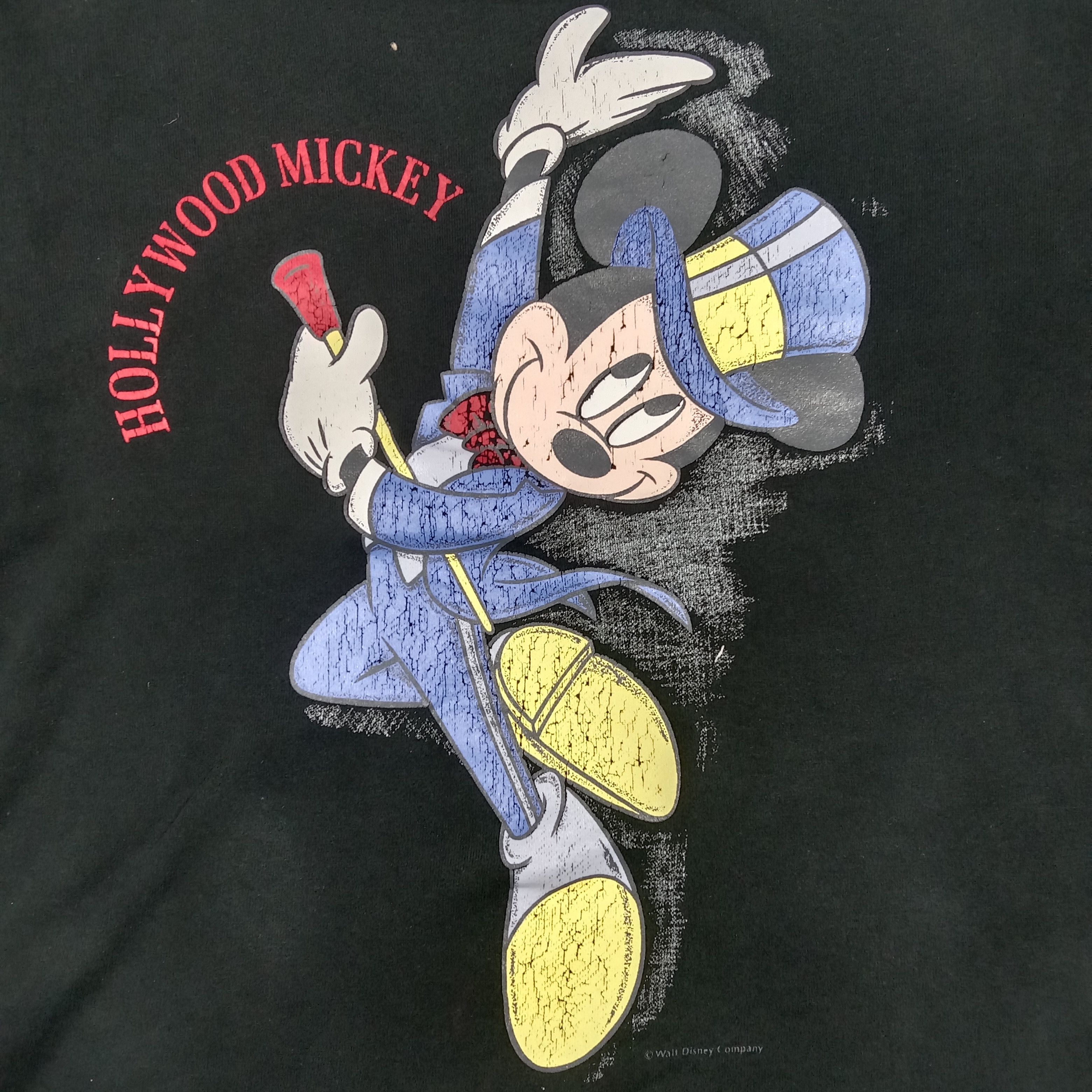 Disney 90's Gems Hollywood Mickey Mouse Sweatshirt C291N33 Size US M / EU 48-50 / 2 - 2 Thumbnail