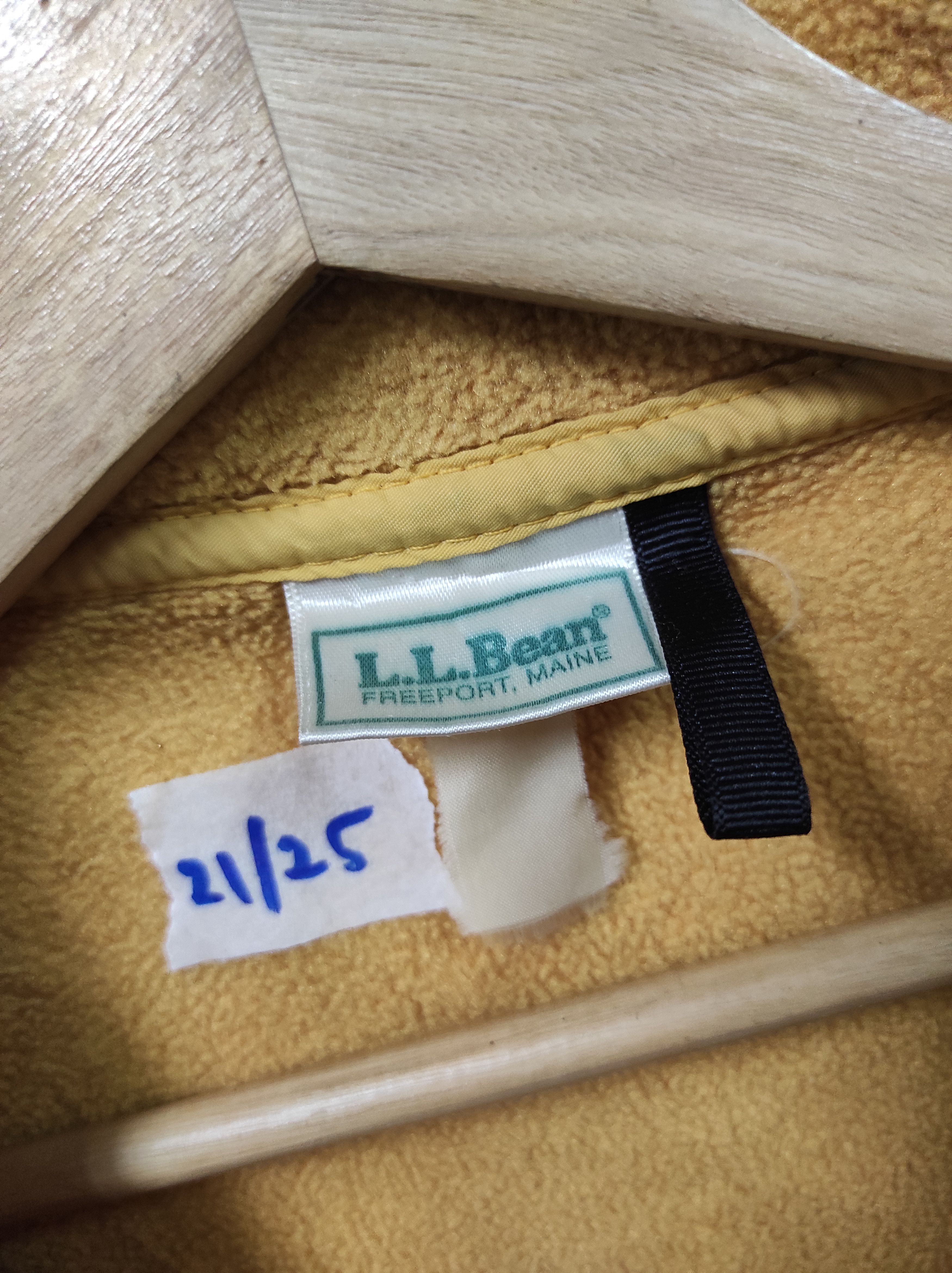L.L. Bean × Vintage LL BEAN YELLOW JACKET SWEATER FLEECE Size M / US 6-8 / IT 42-44 - 8 Thumbnail