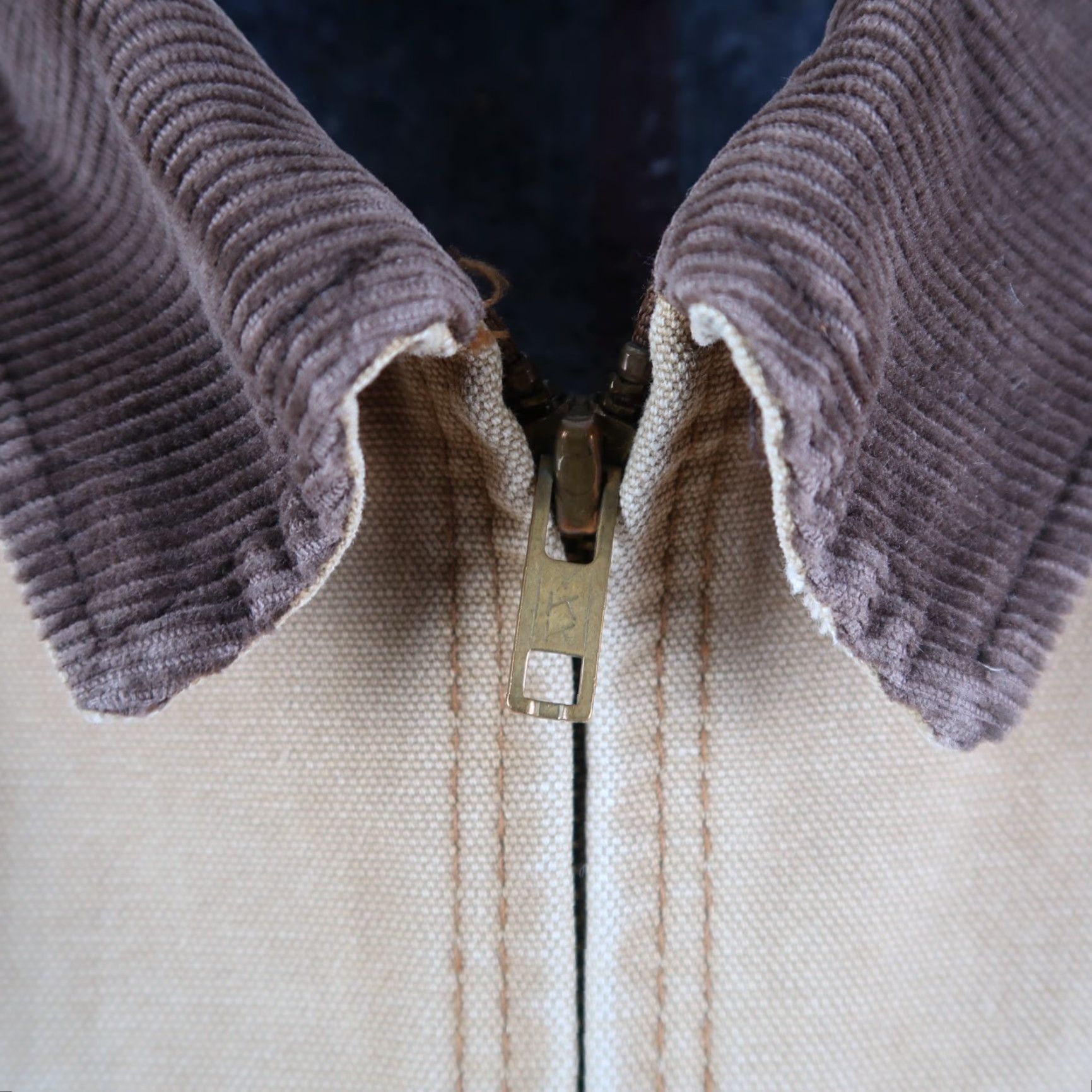 Dickies VINTAGE 90s Dickies Khaki Canvas Detroit Style Jacket Blanket Lined Mens XL Size US XL / EU 56 / 4 - 7 Thumbnail