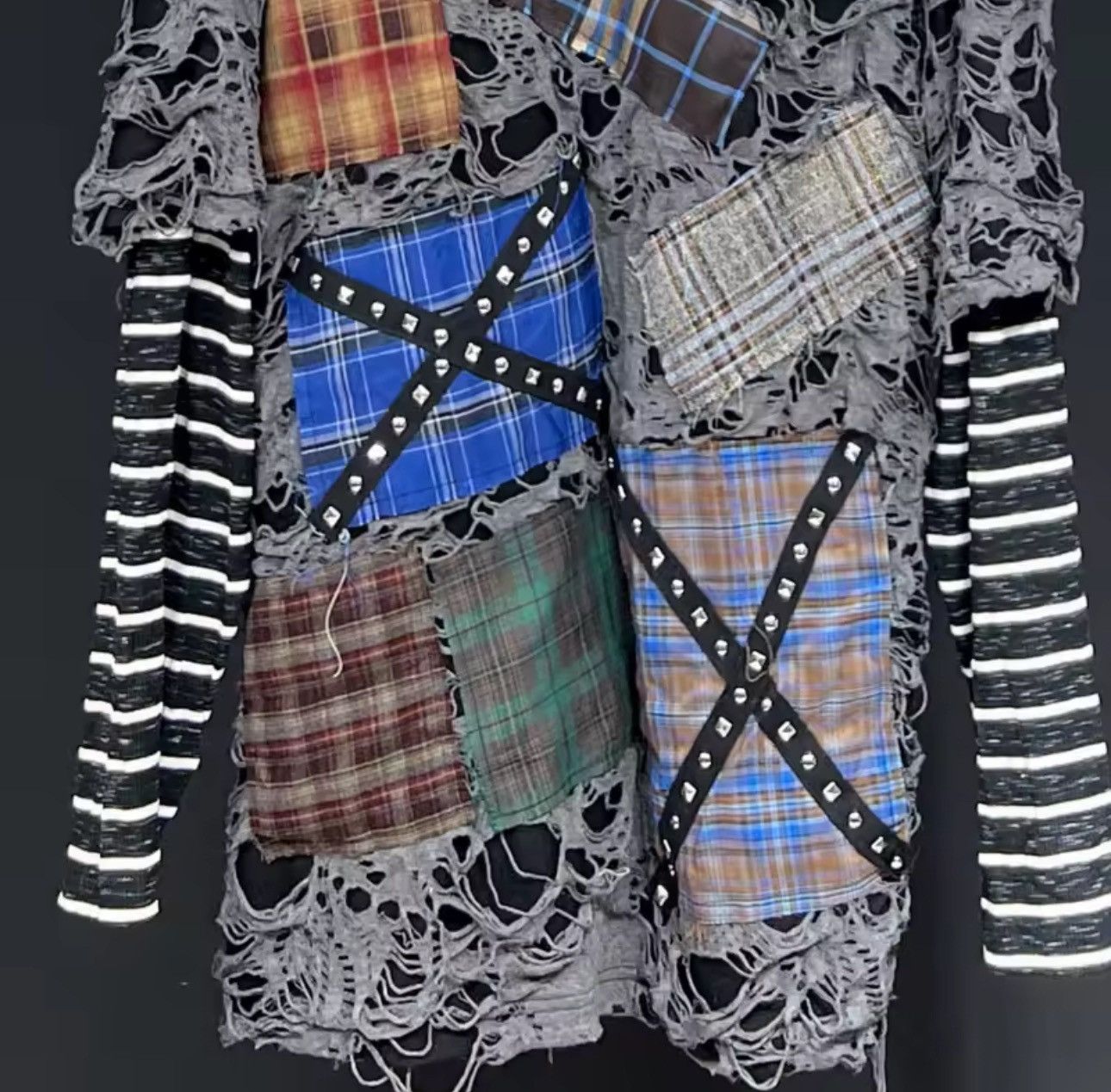 Other Streetwear Patchwork Designer Loose Punk Gothic Shirt Size US L / EU 52-54 / 3 - 6 Thumbnail