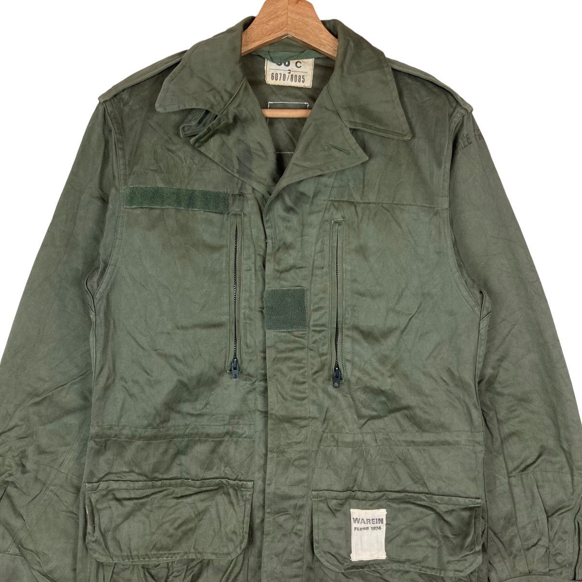 Vintage Vintage Warein Flers 1974 Armee Francaise Flat Hidden Button Size US S / EU 44-46 / 1 - 2 Thumbnail