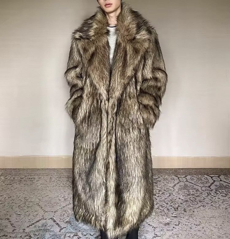 Other Faux Fur Designer Streetwear Maxi Winter Warm Men’s Coat Size US L / EU 52-54 / 3 - 6 Thumbnail